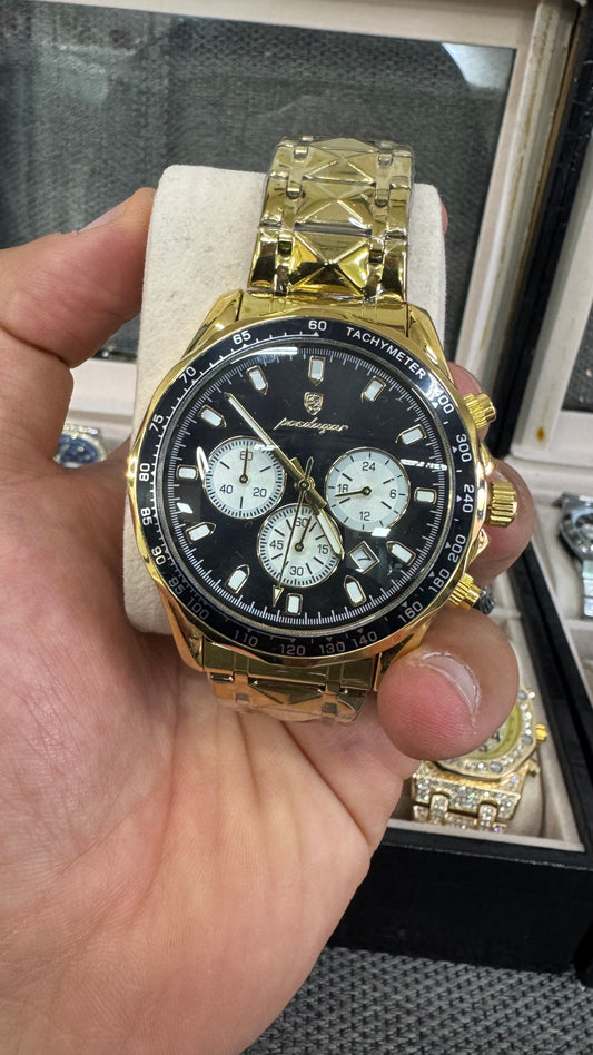 Orologio acciaio oro *30