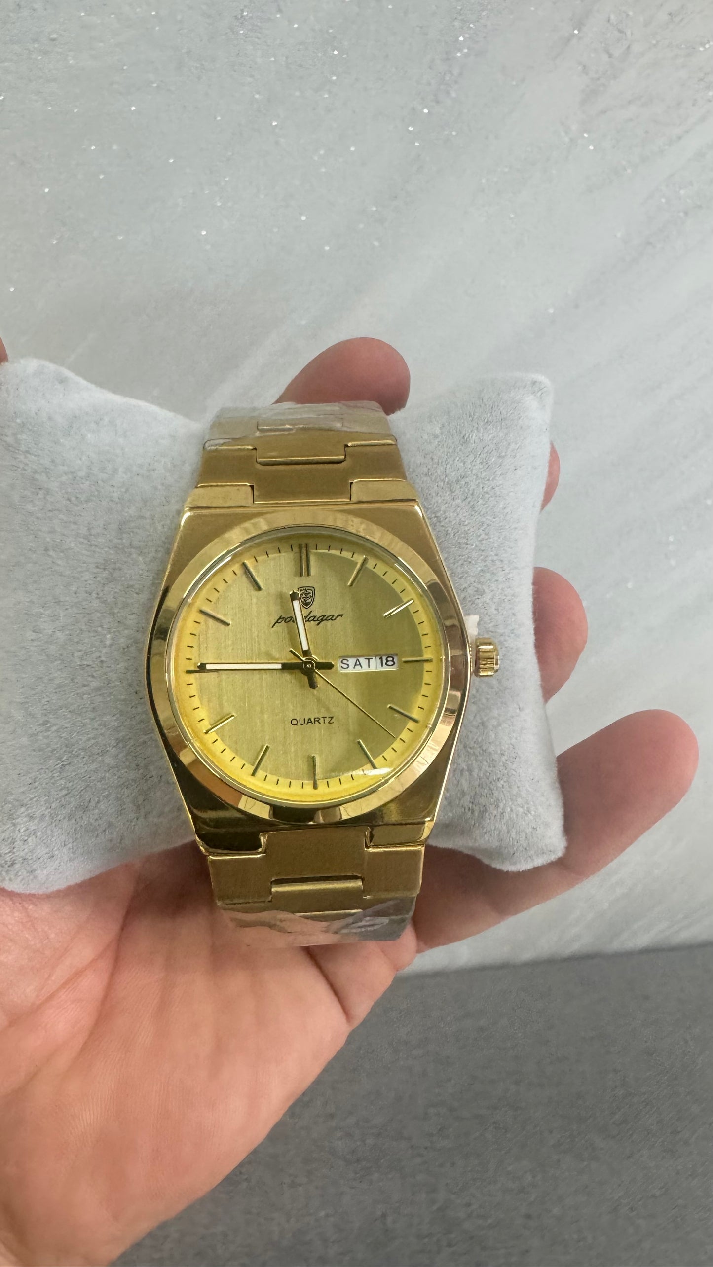 Orologio acciaio oro *32
