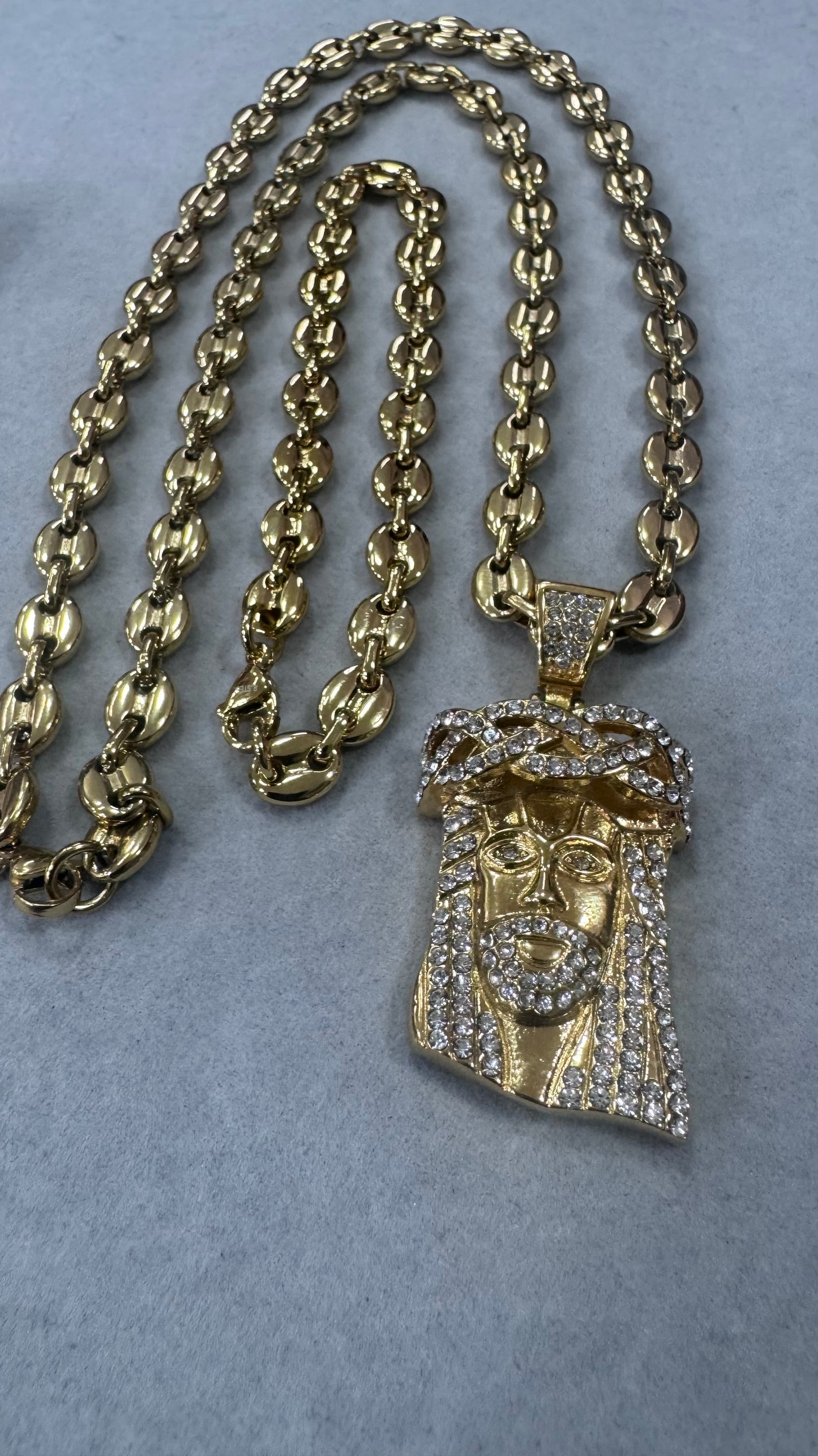 Combo Kit Gesù marina acciaio oro *249