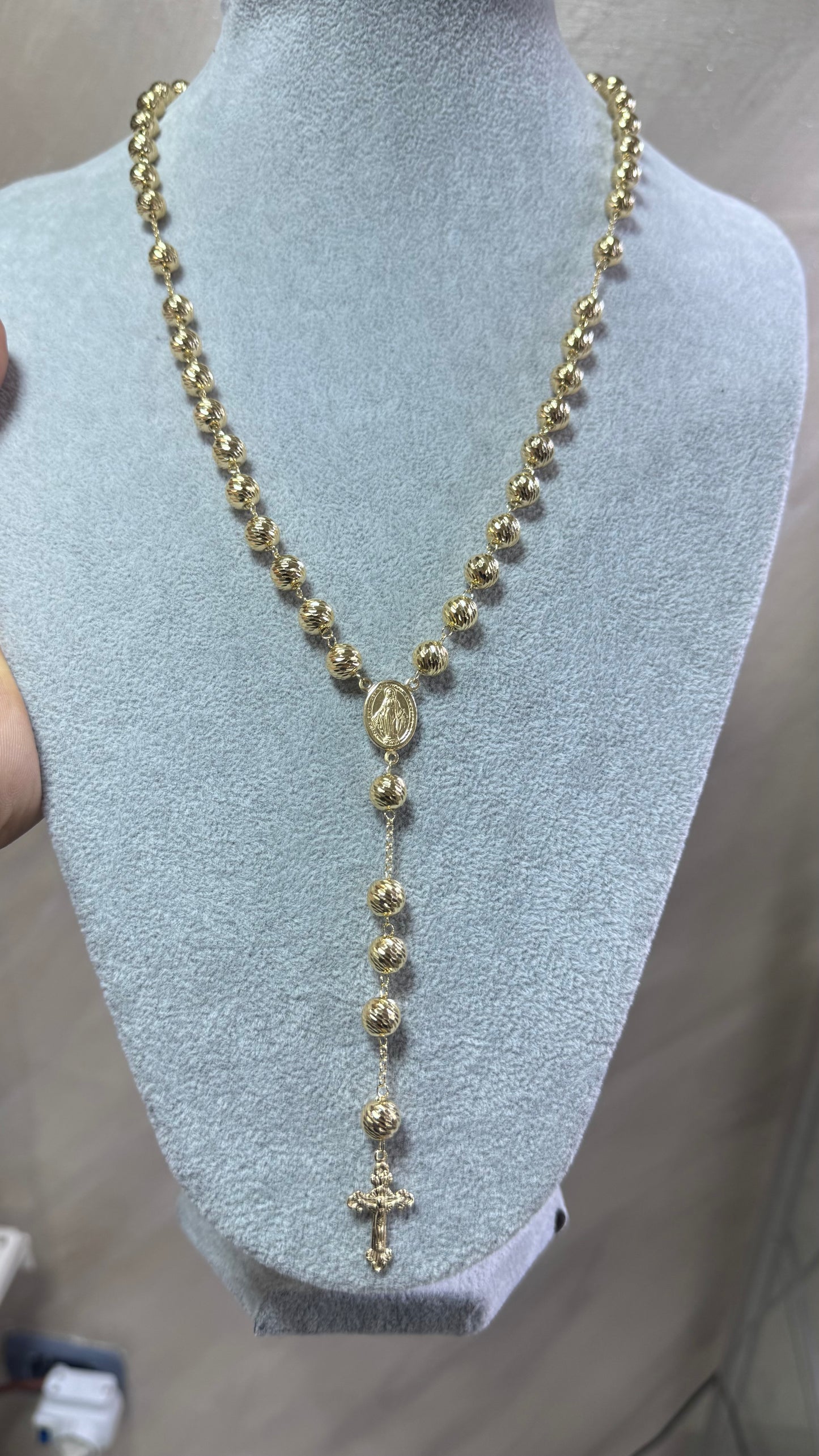Rosario argento 925 8 MM *235