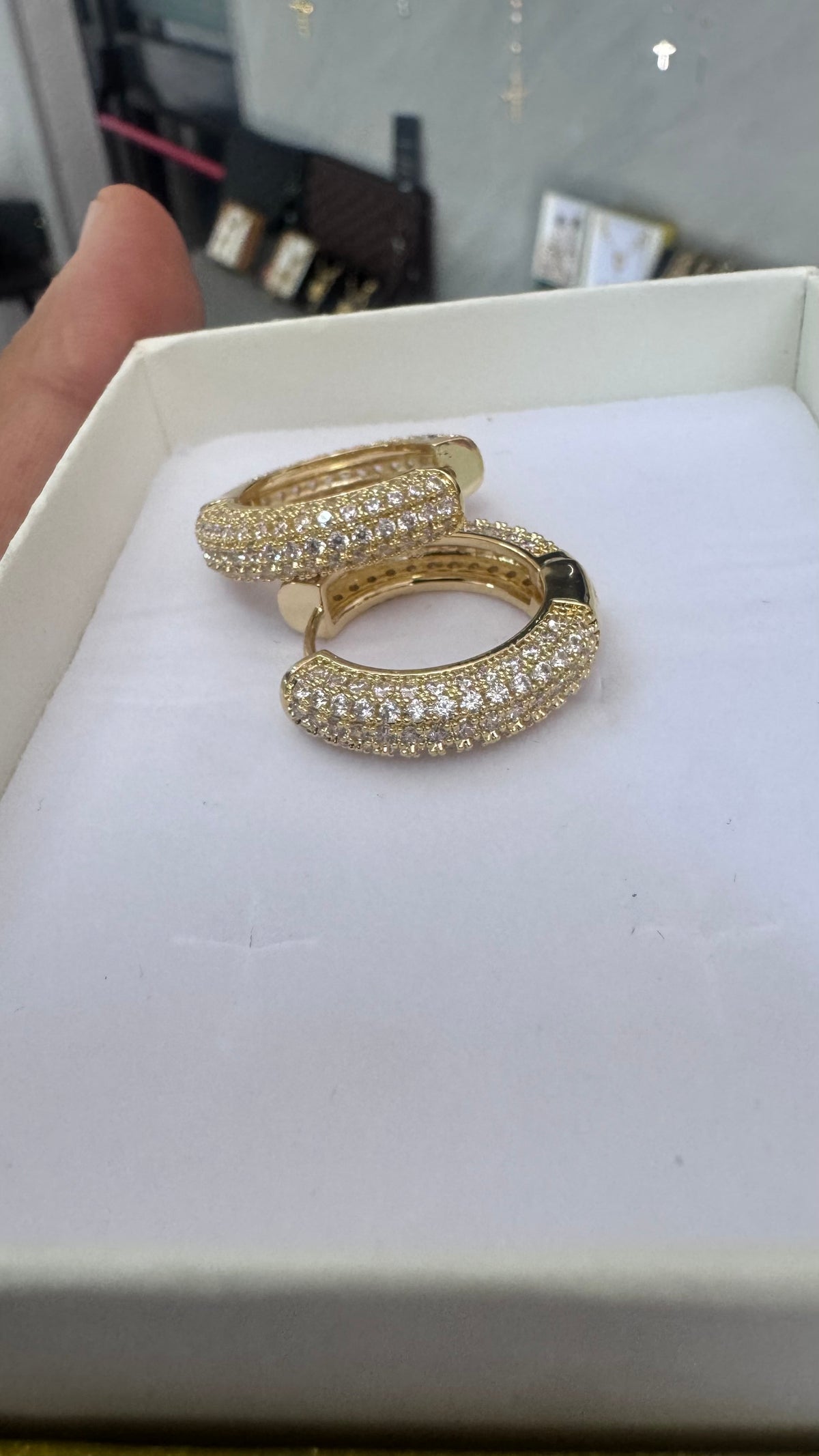 Orecchini con brillantini*449966