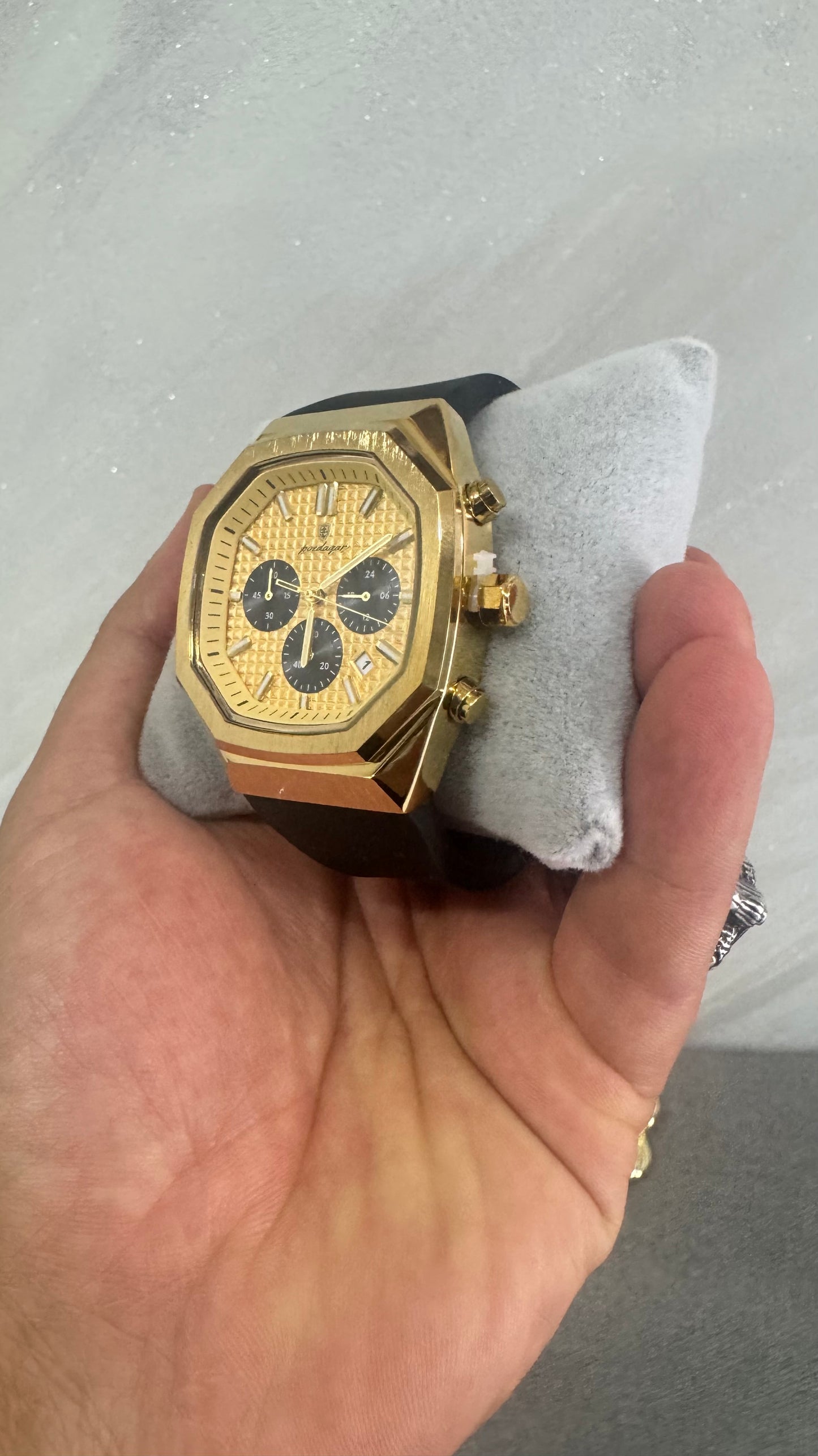 Orologio acciaio oro *31
