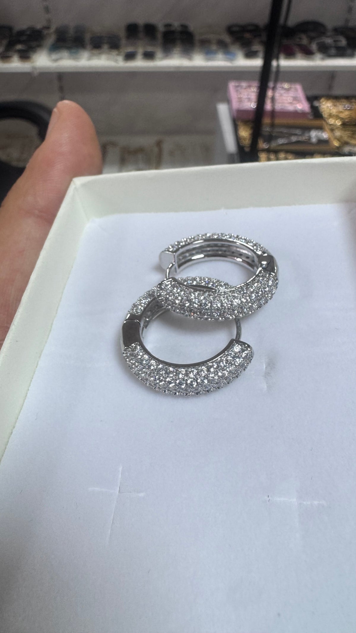 Orecchini con brillantini*449966