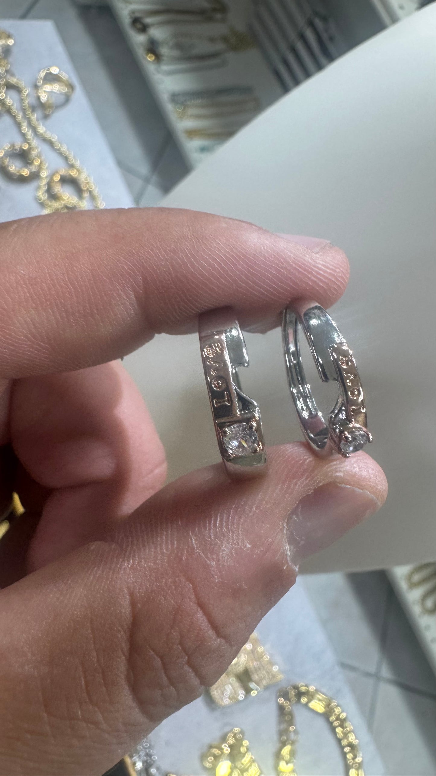 Coppia fedi/fedine Argento *08