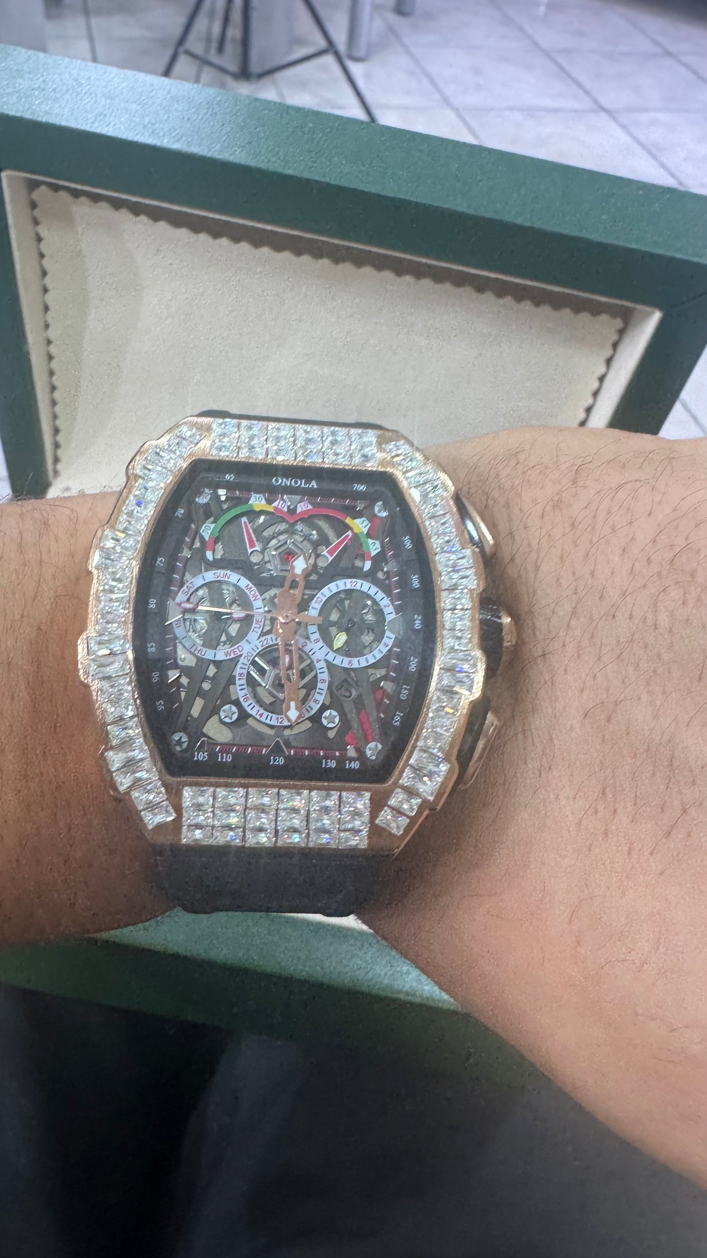Orologio acciaio oro *34