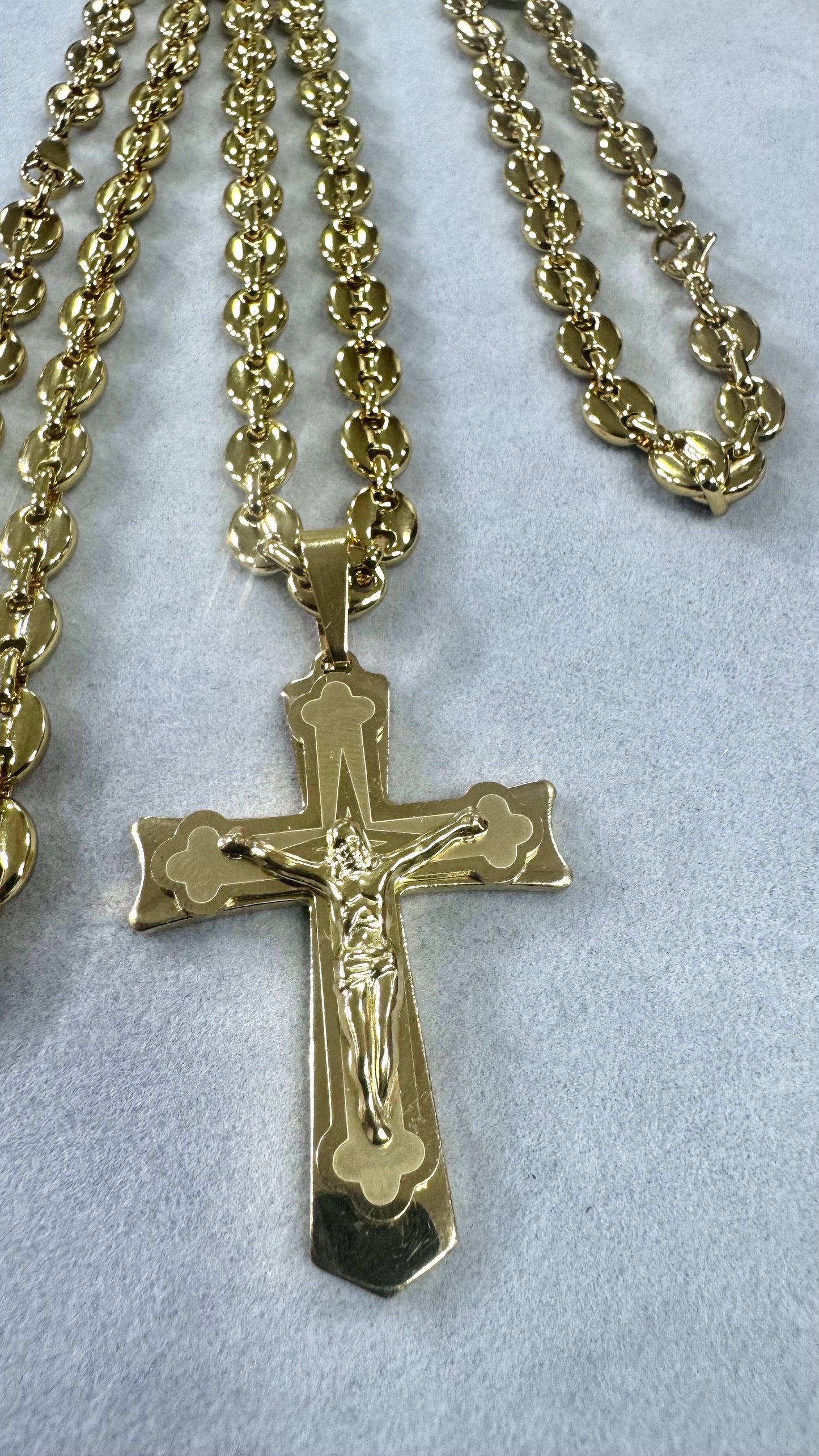 combo kit croce Acciaio oro*185