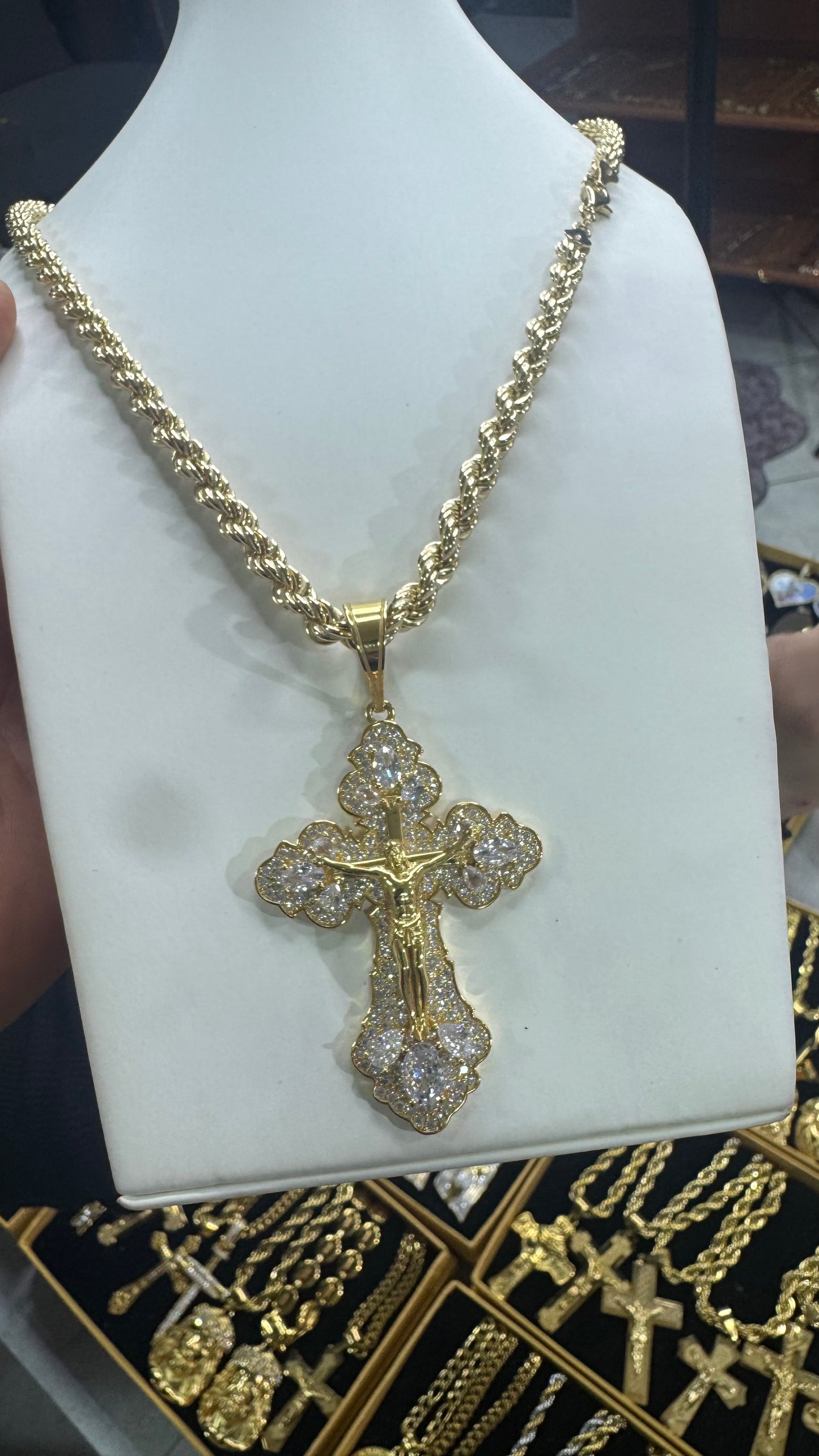 Collana Argento 925 croce RIO *618