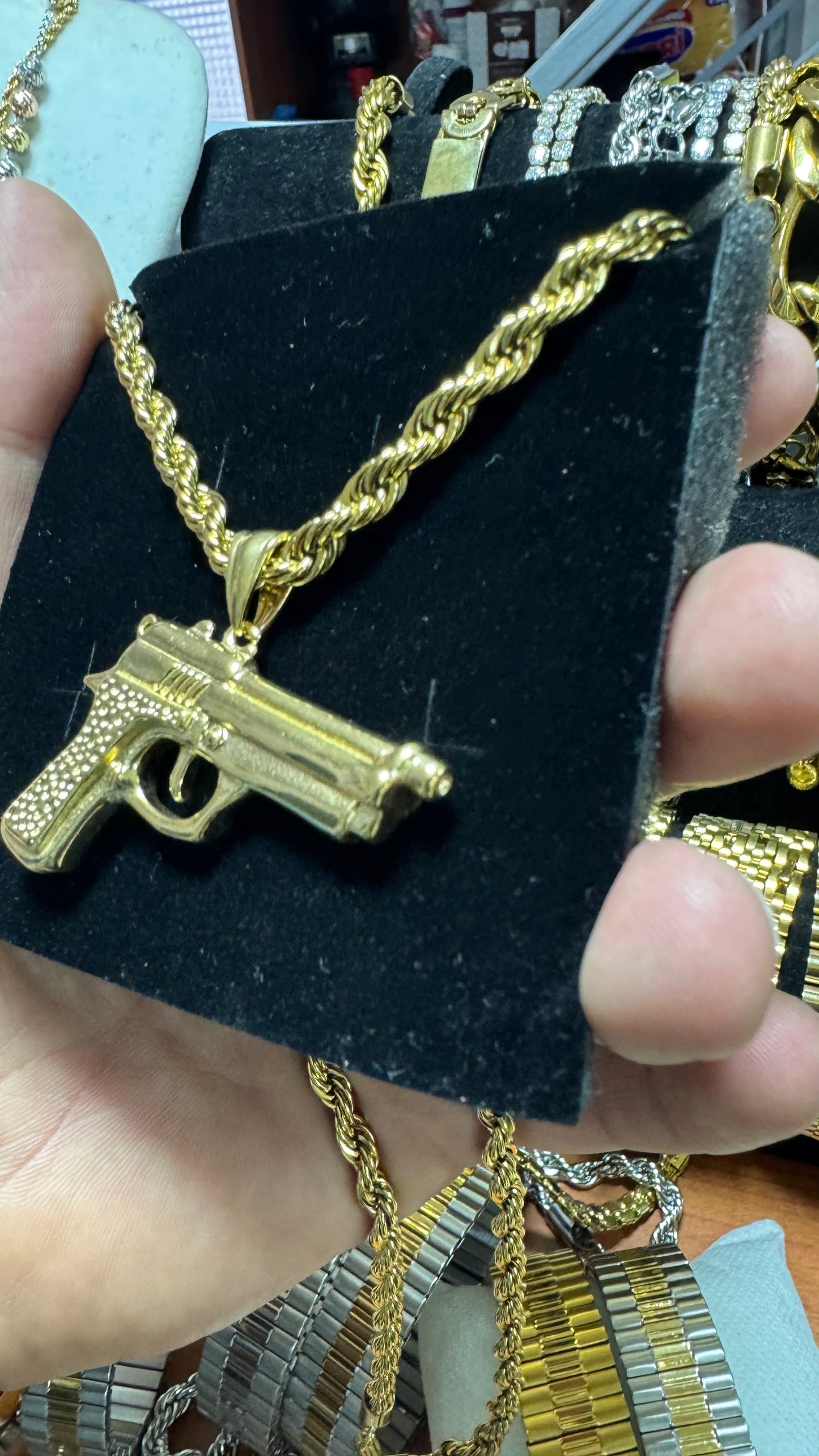 Combo kit acciaio oro *69