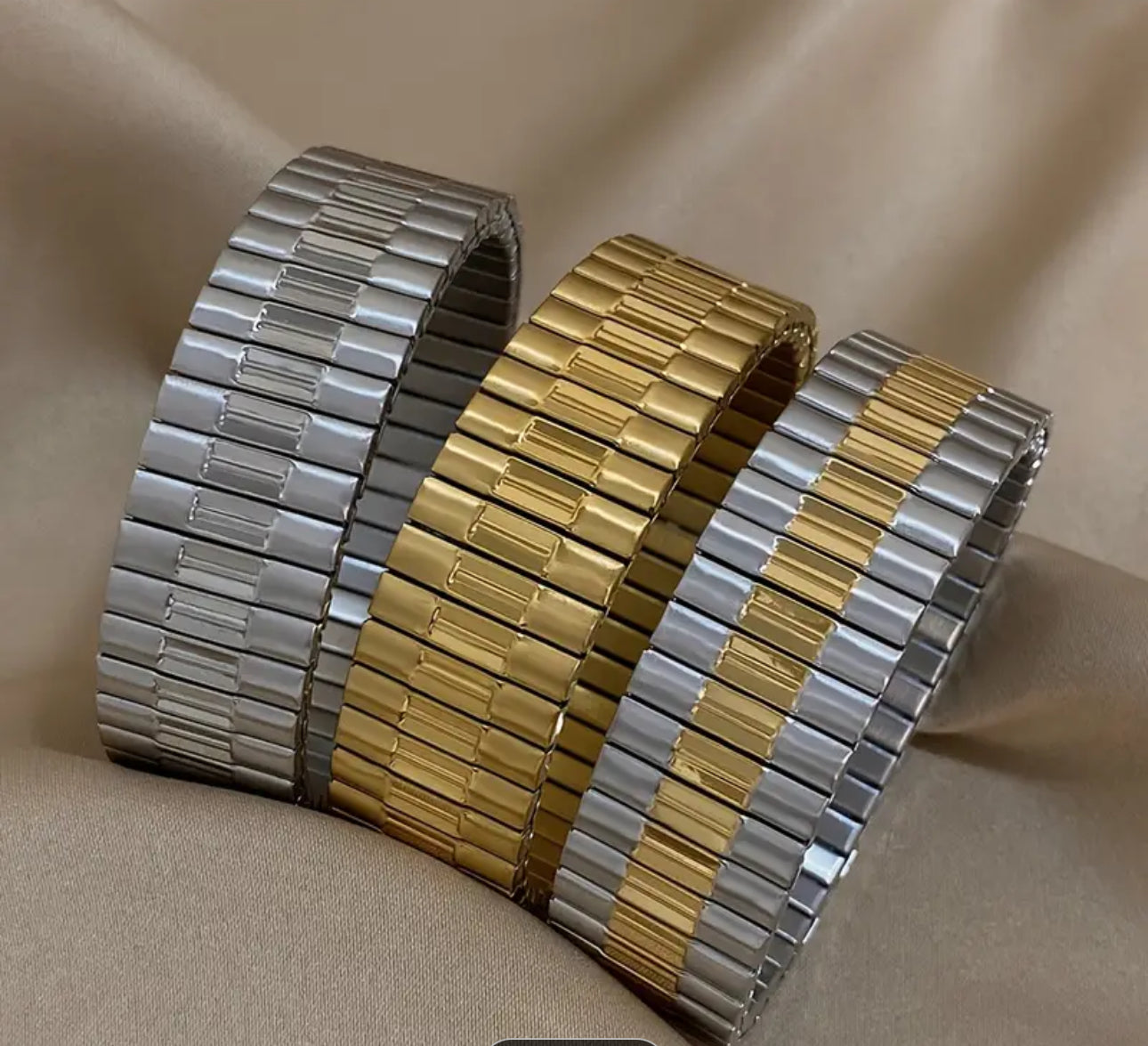 Bracciale a molla acciaio *04