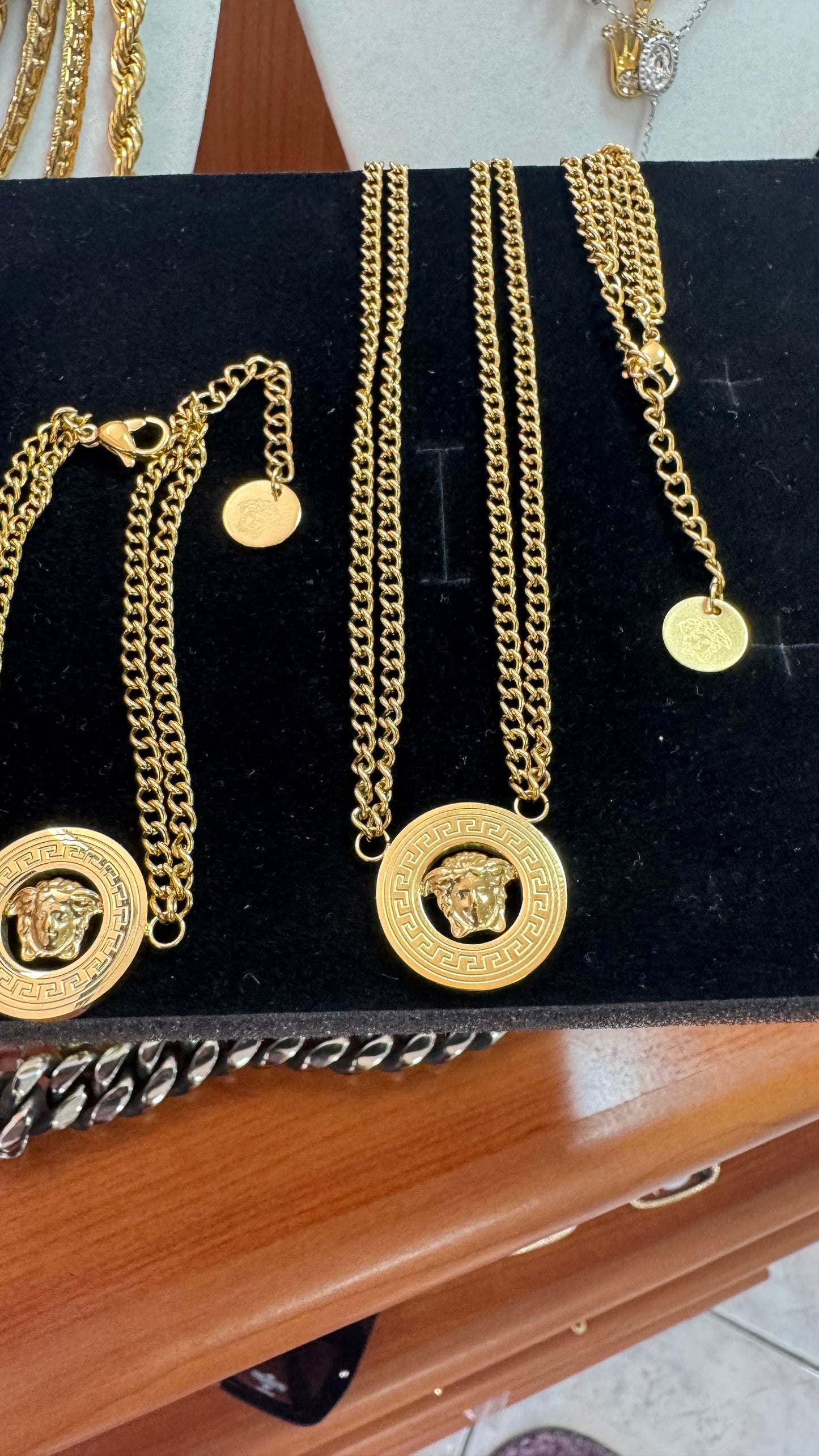 Combo kit medusa oro acciaio *60