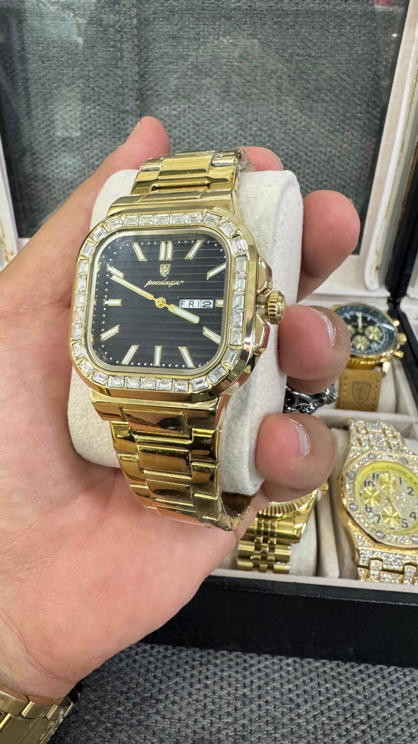 Orologio acciaio oro *24