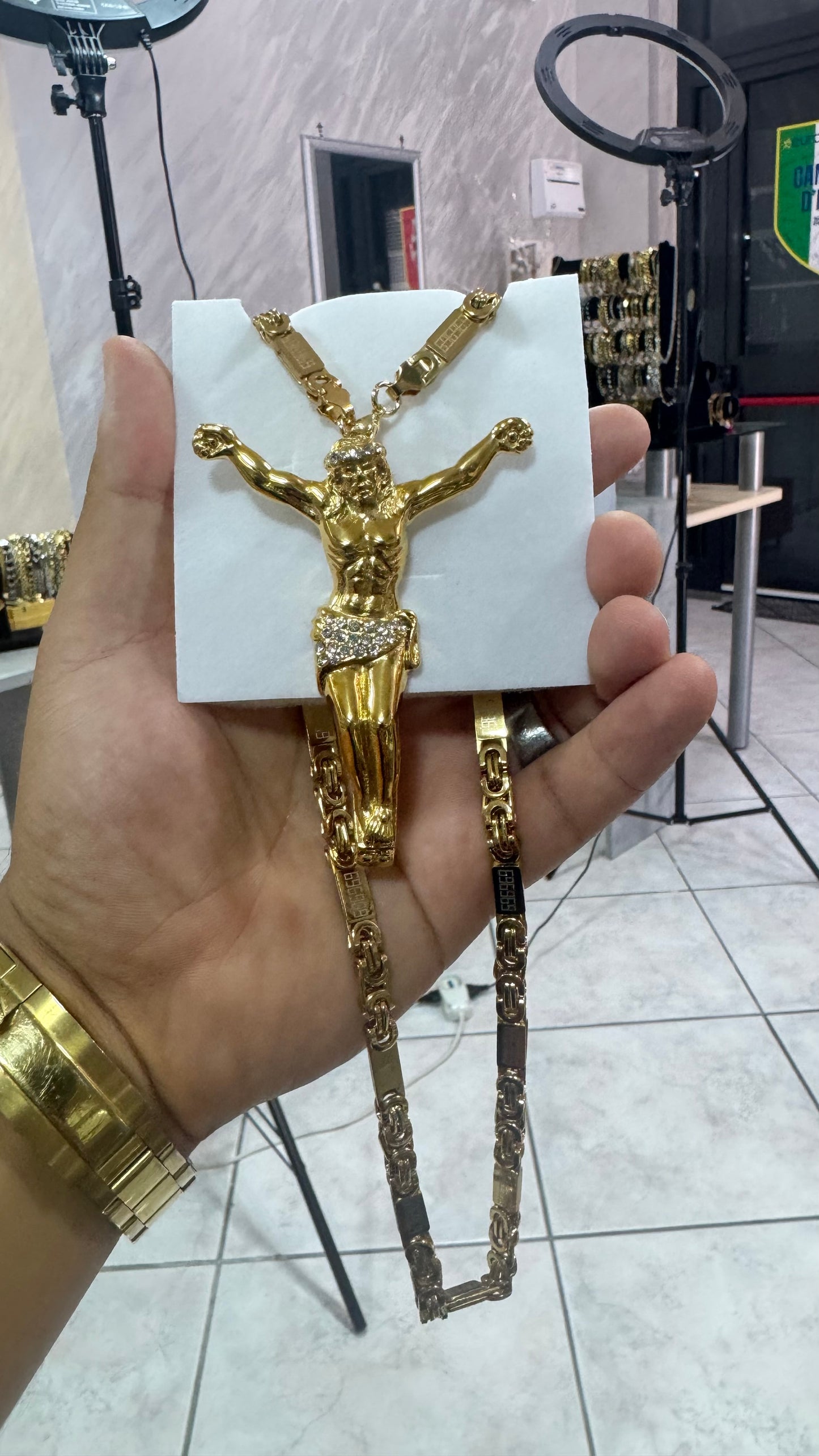 Combo kit Gesu acciaio oro *149