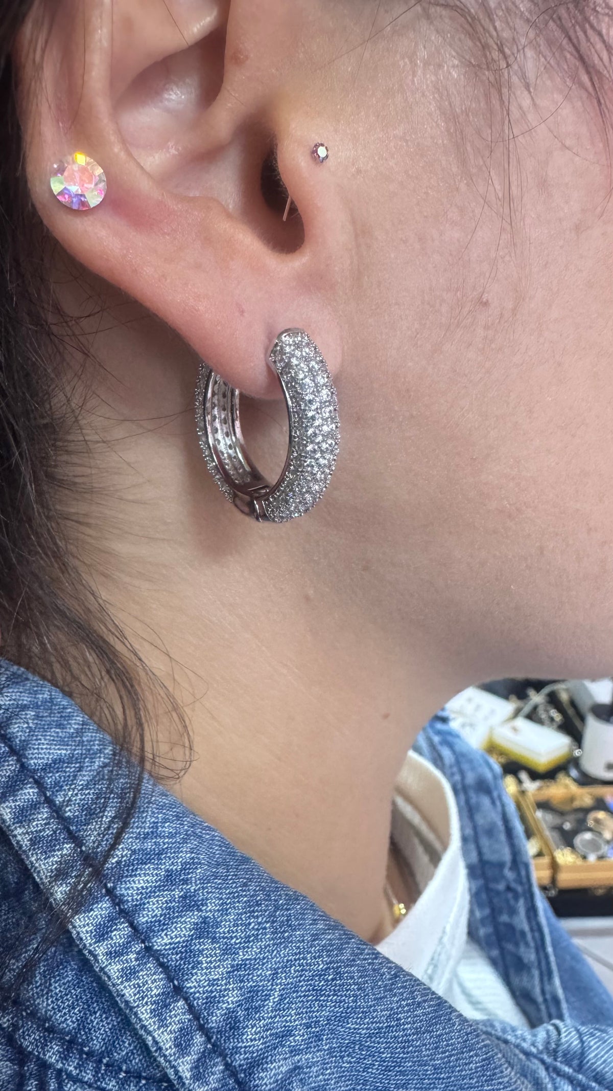 Orecchini con brillantini*449966