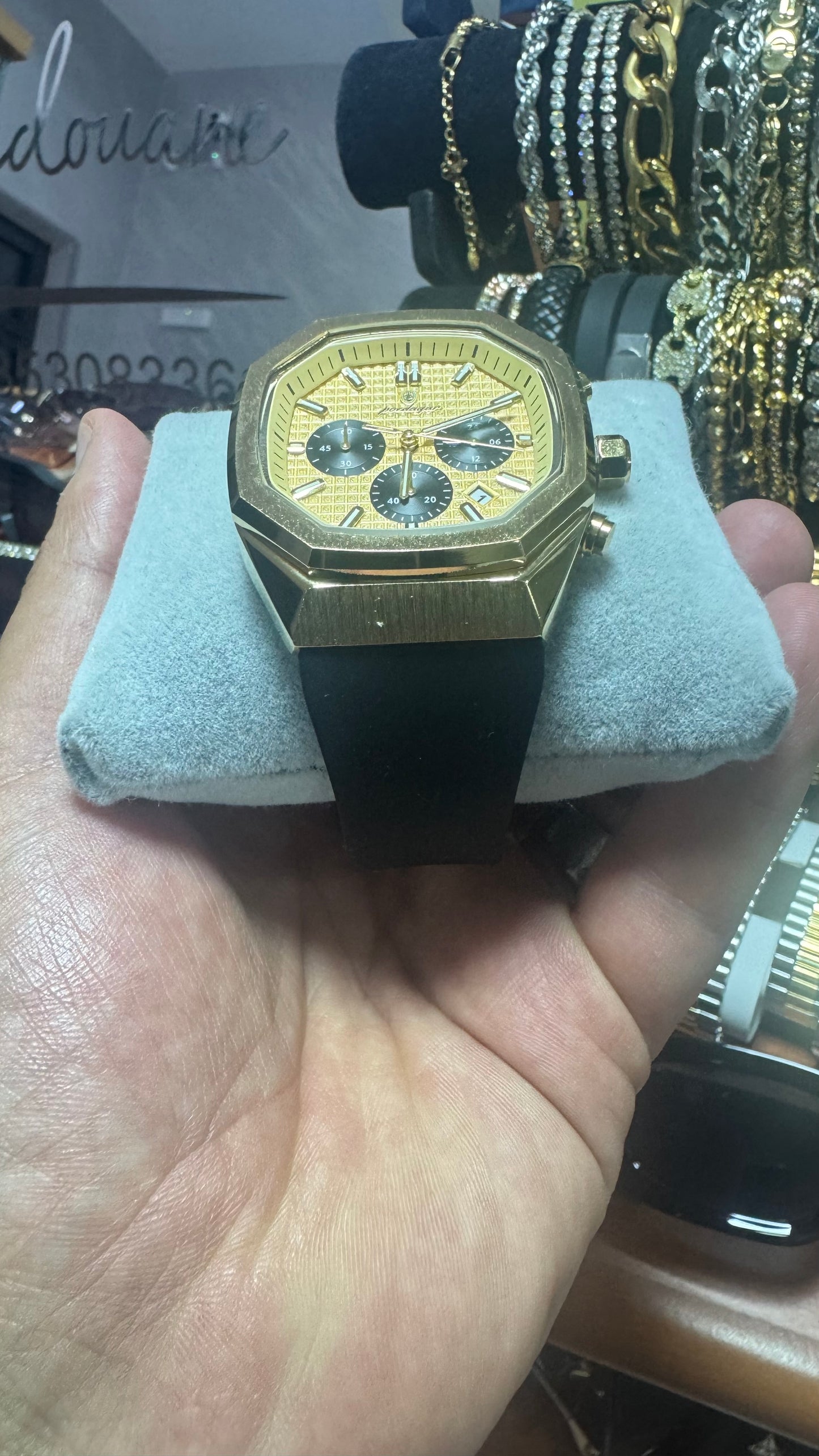 Orologio acciaio oro *31