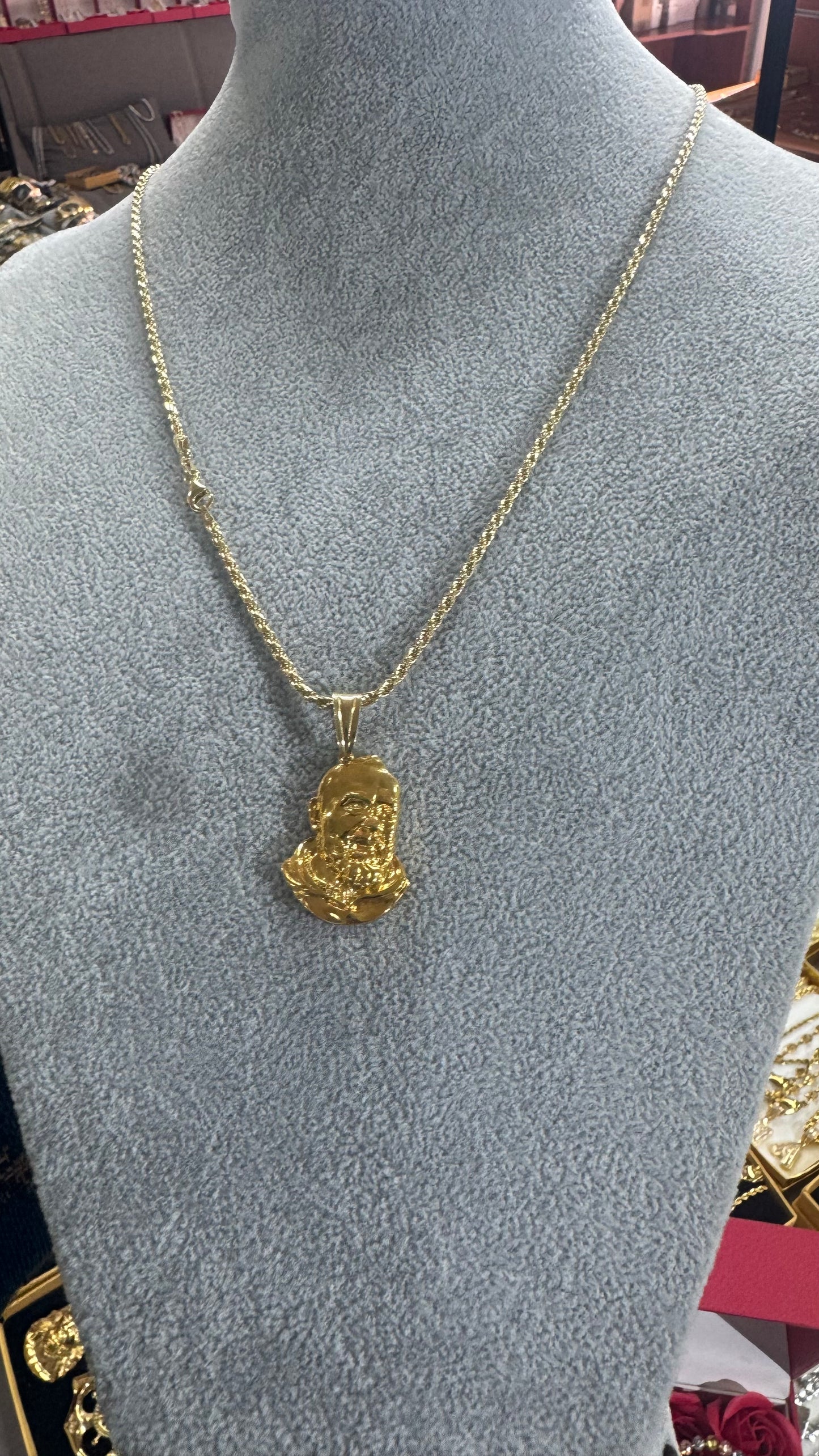 Collana Argento 925 padre pio *604