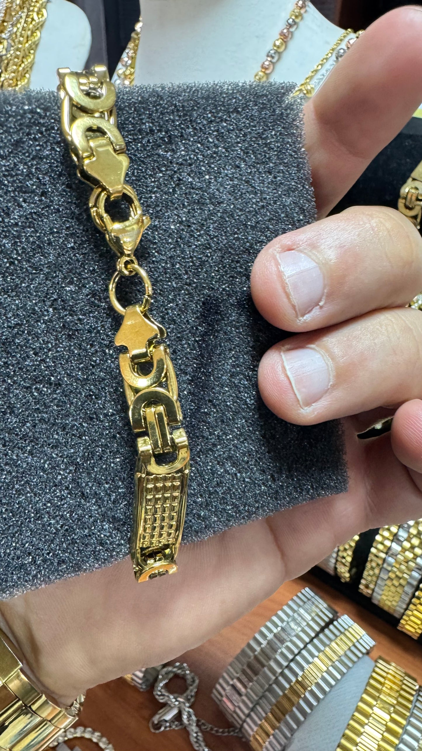 Bracciale acciaio *18