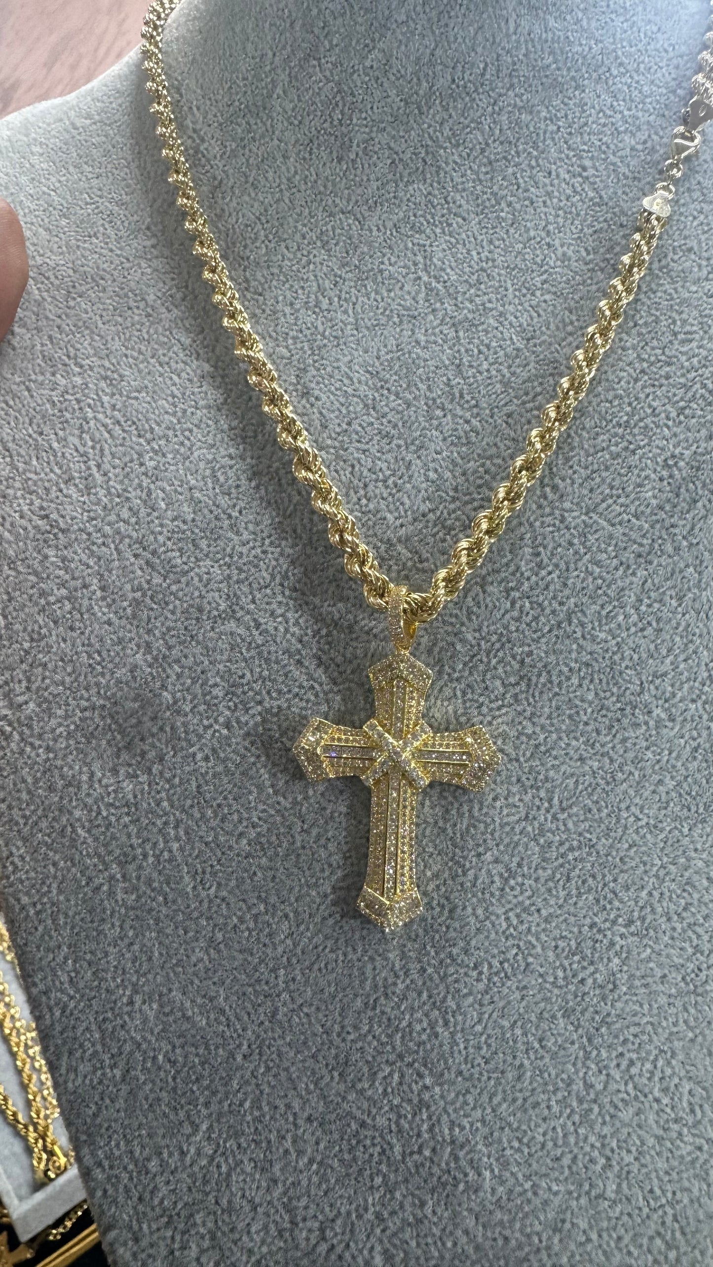 Collana Argento 925 croce *603