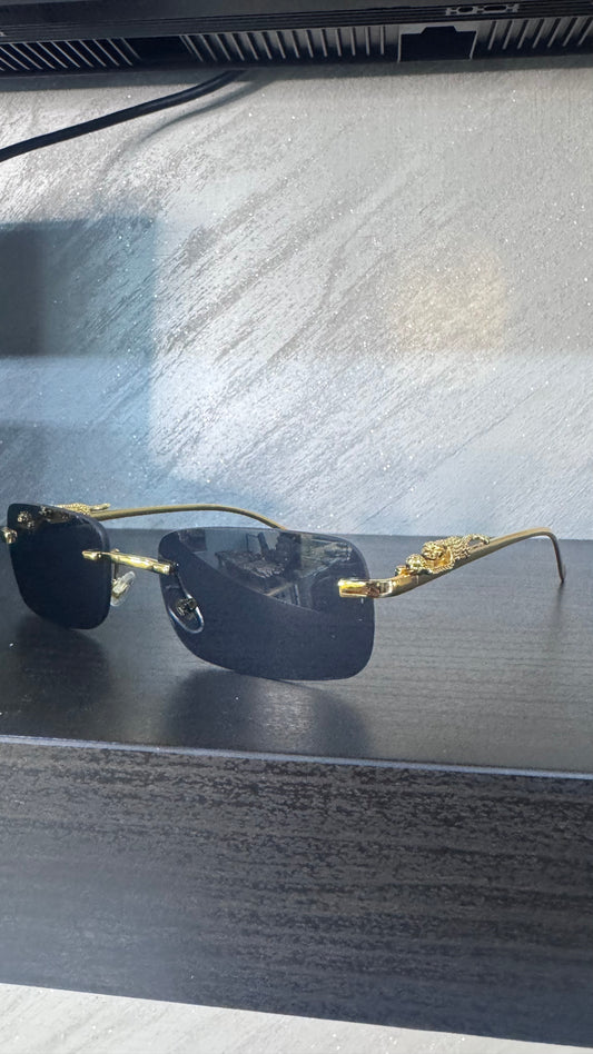Occhiali da sole nero unisex *67