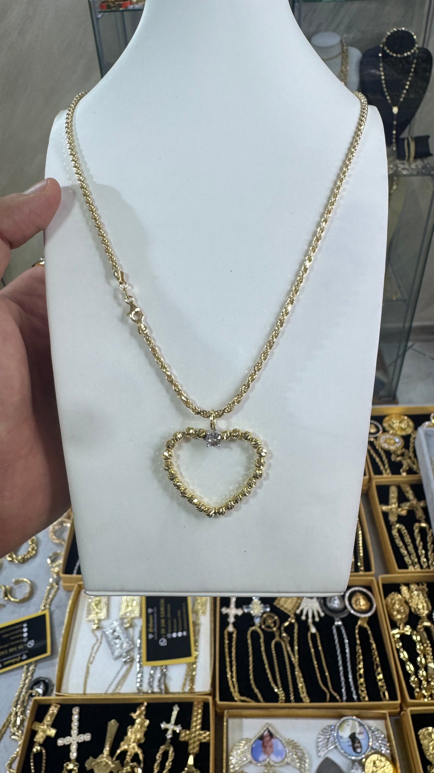 Collana Argento 925 cuore Slash *622