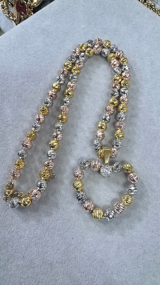 Collana MILLELUCI con cuore *106