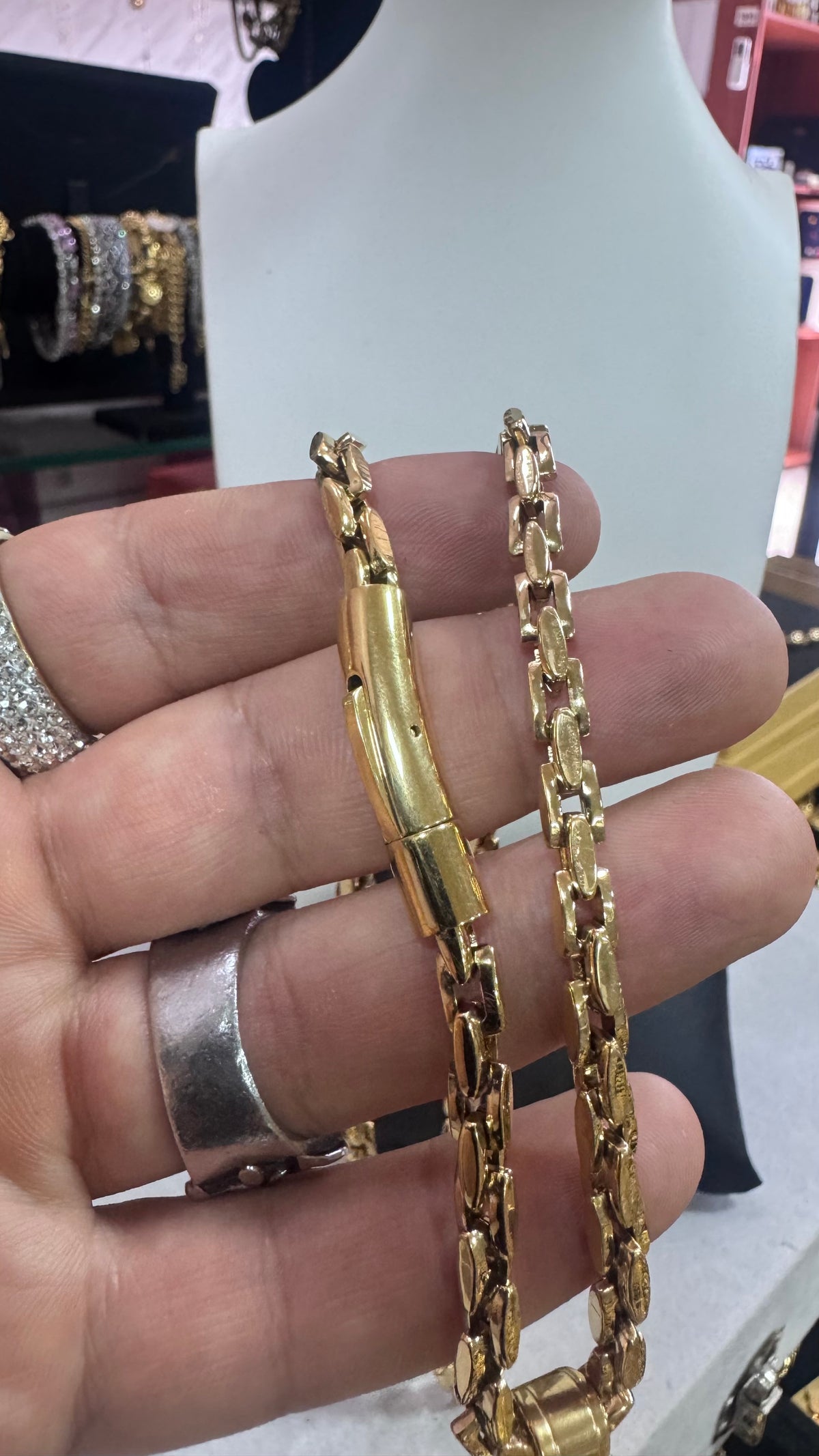 Collana Ibiza Gesù acciaio oro *4578