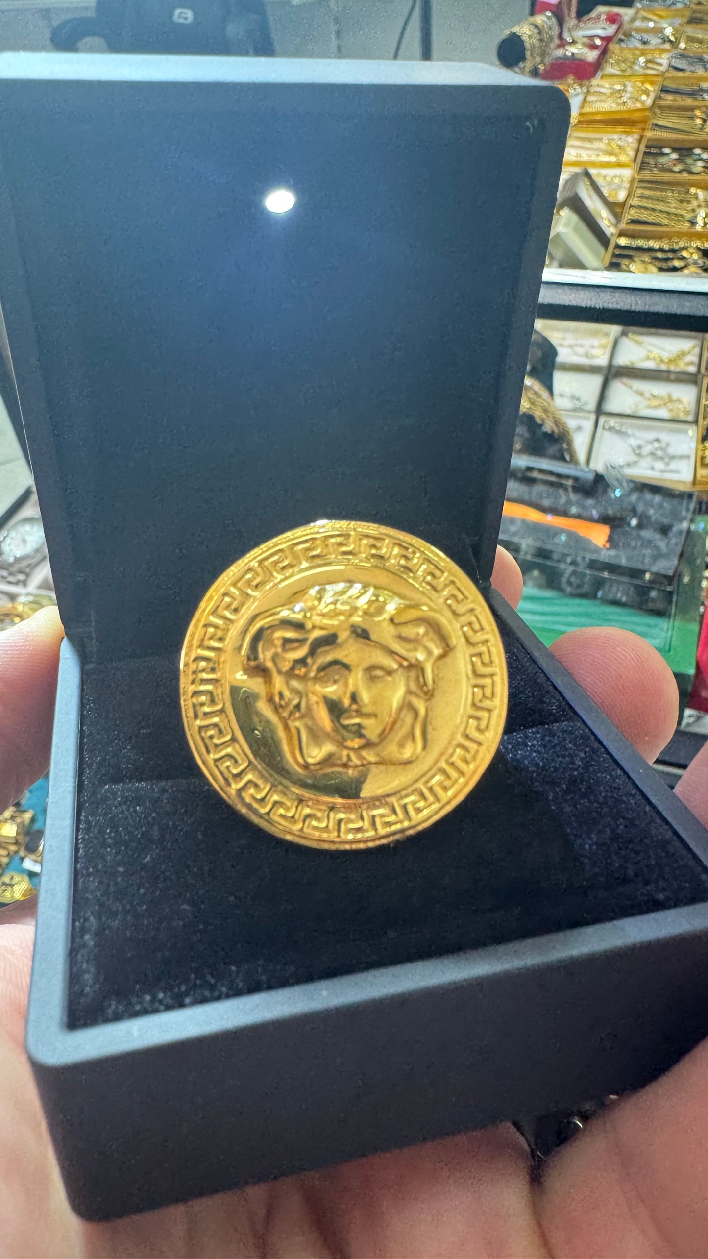 Anello medusa acciaio *15