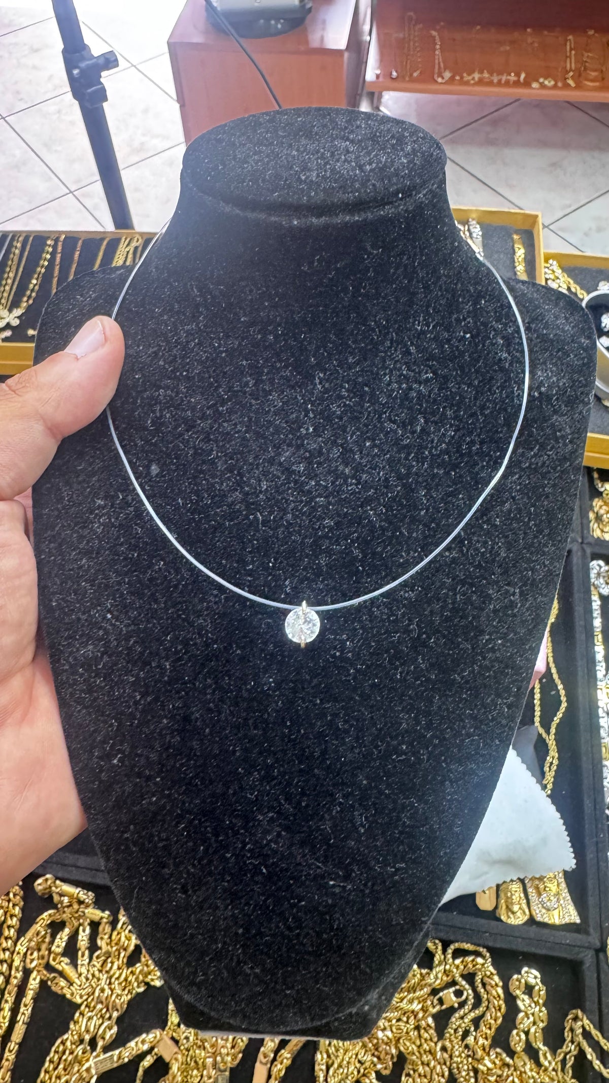 Punto luce con filo elegante *4636