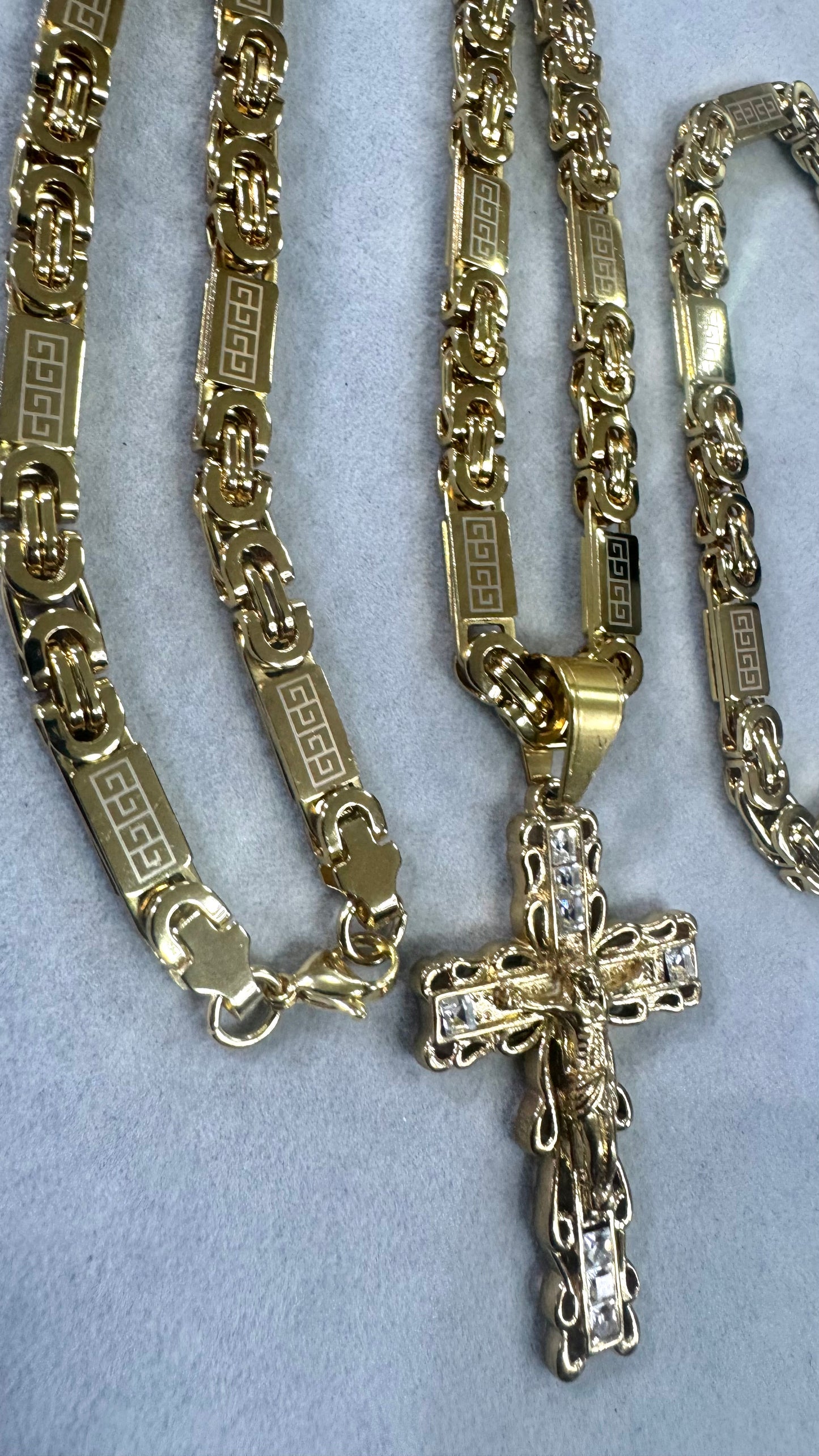 combo kit croce Acciaio oro*186