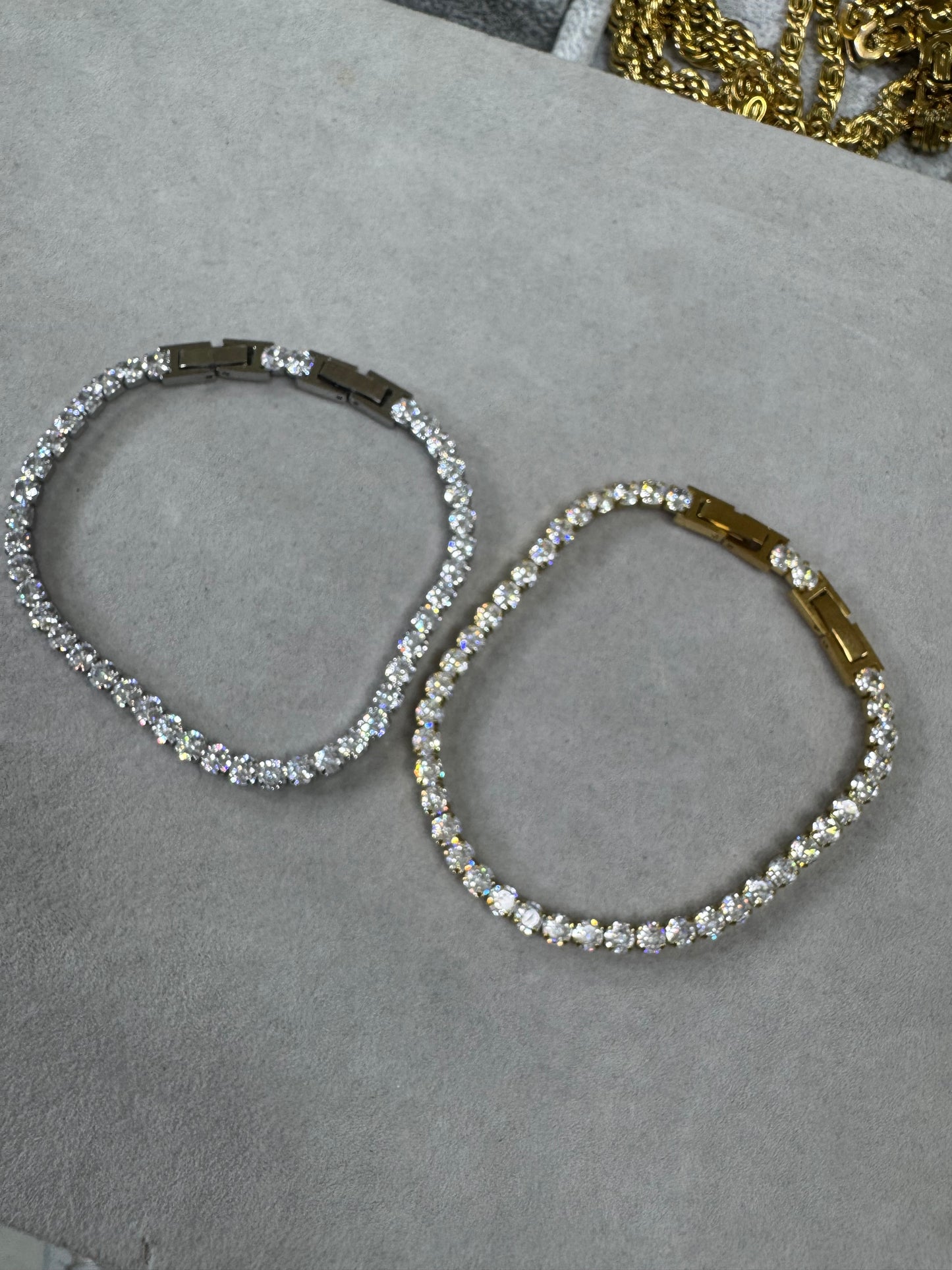 Bracciale tennis acciaio inox *70