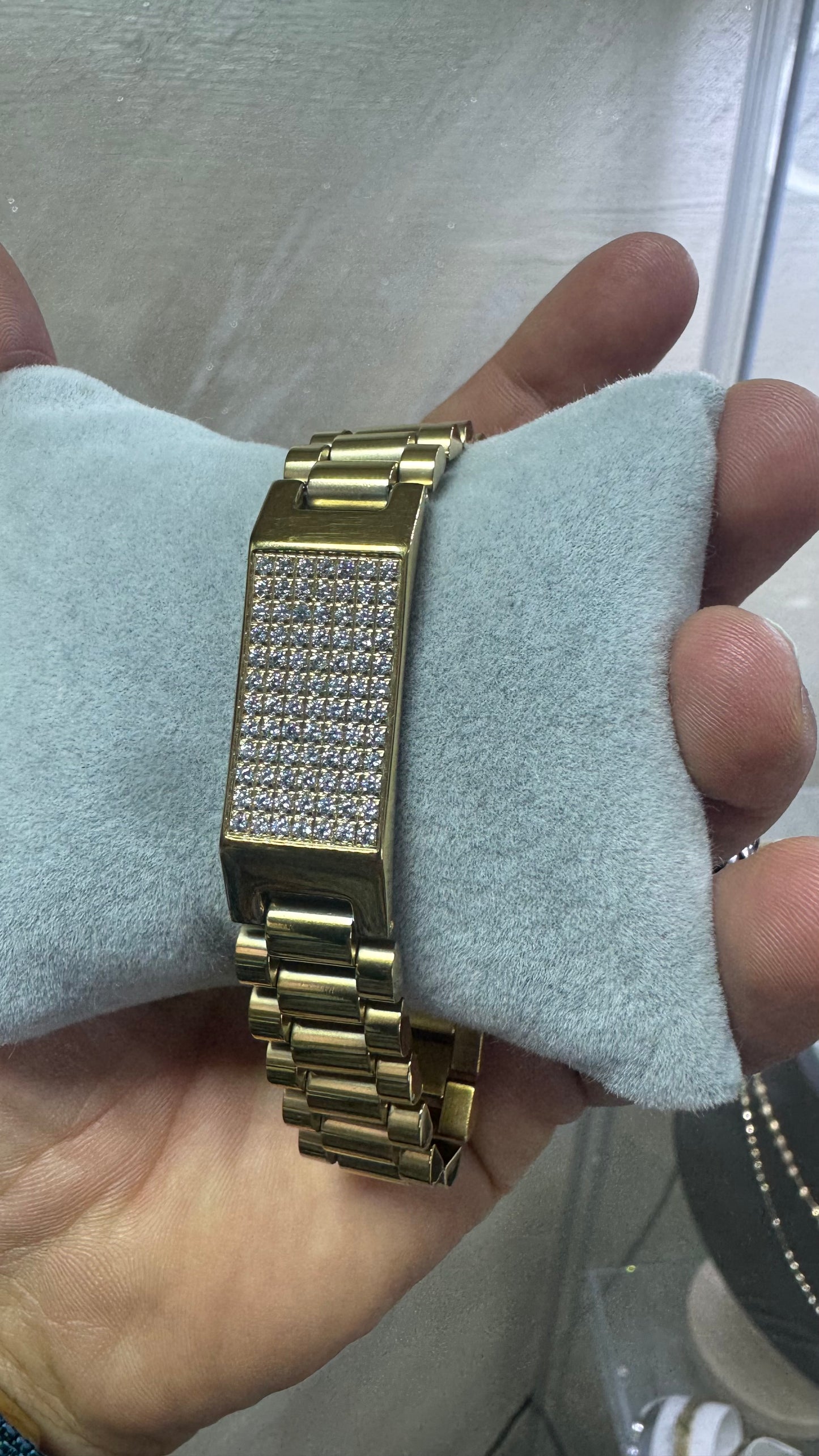 Bracciale president Diamond acciaio *39