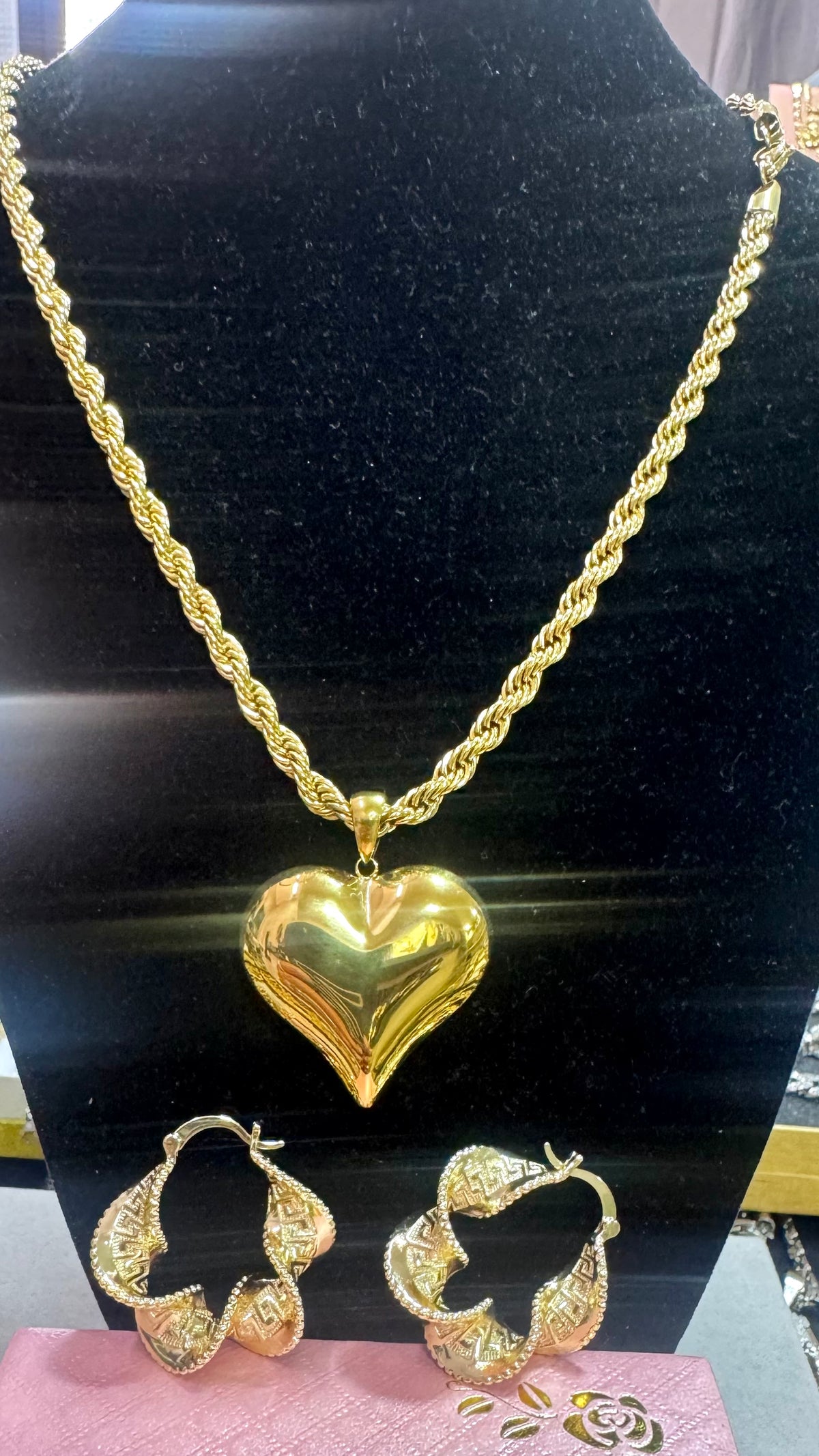 Combo kit Ada cuore bomba più orecchini *57567
