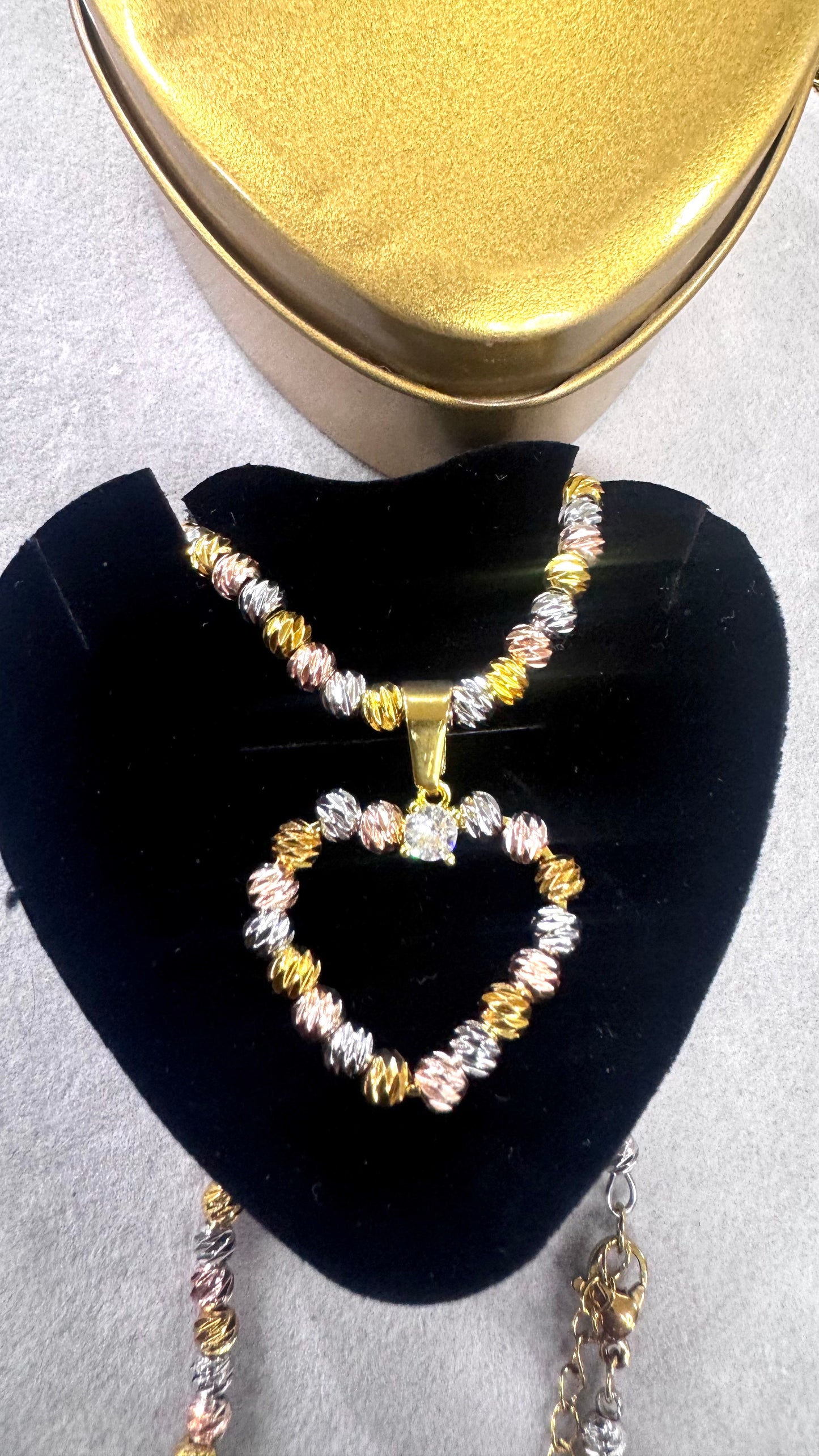 Collana MILLELUCI con cuore *107