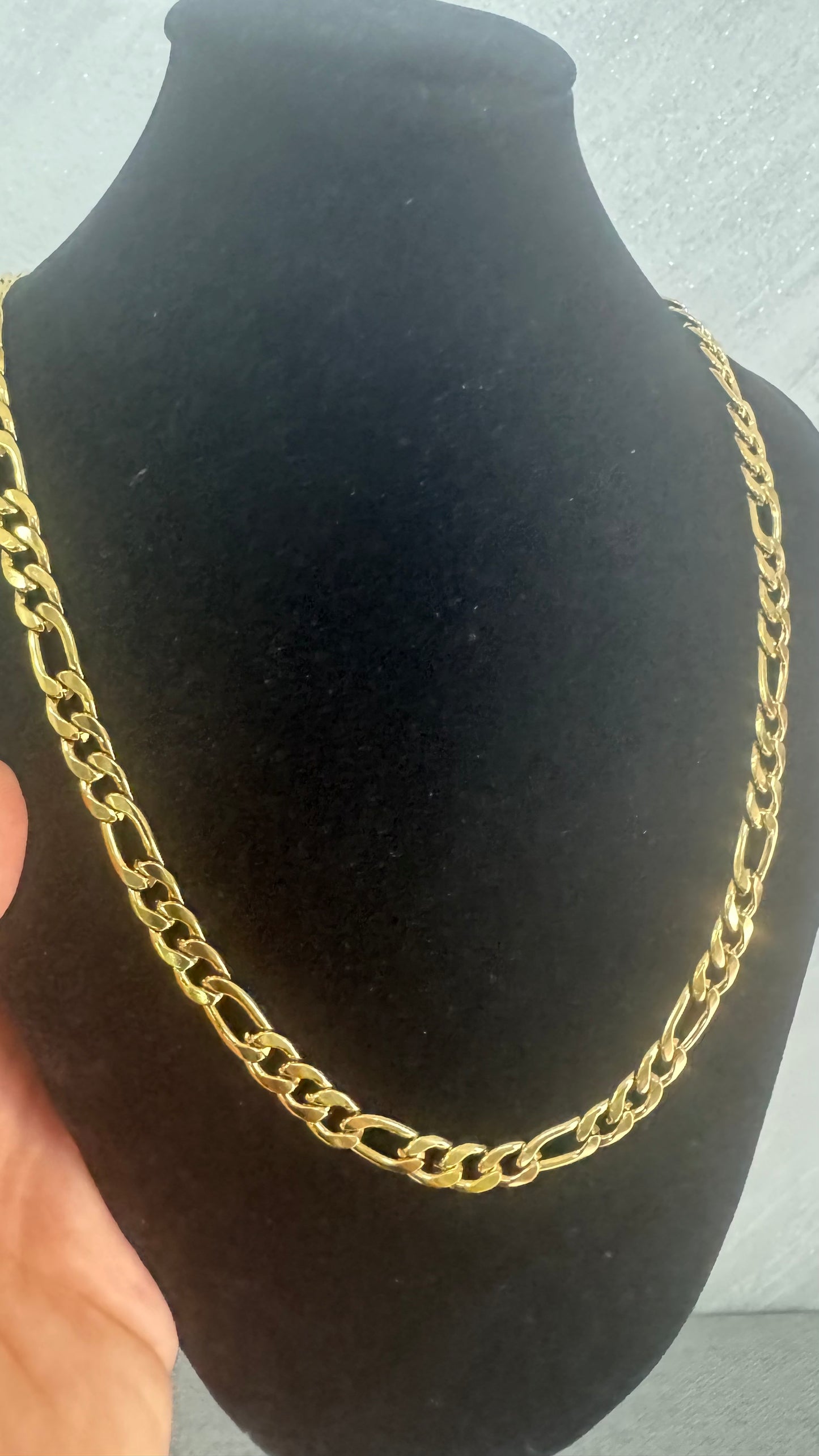 Collana girocollo acciaio oro*12