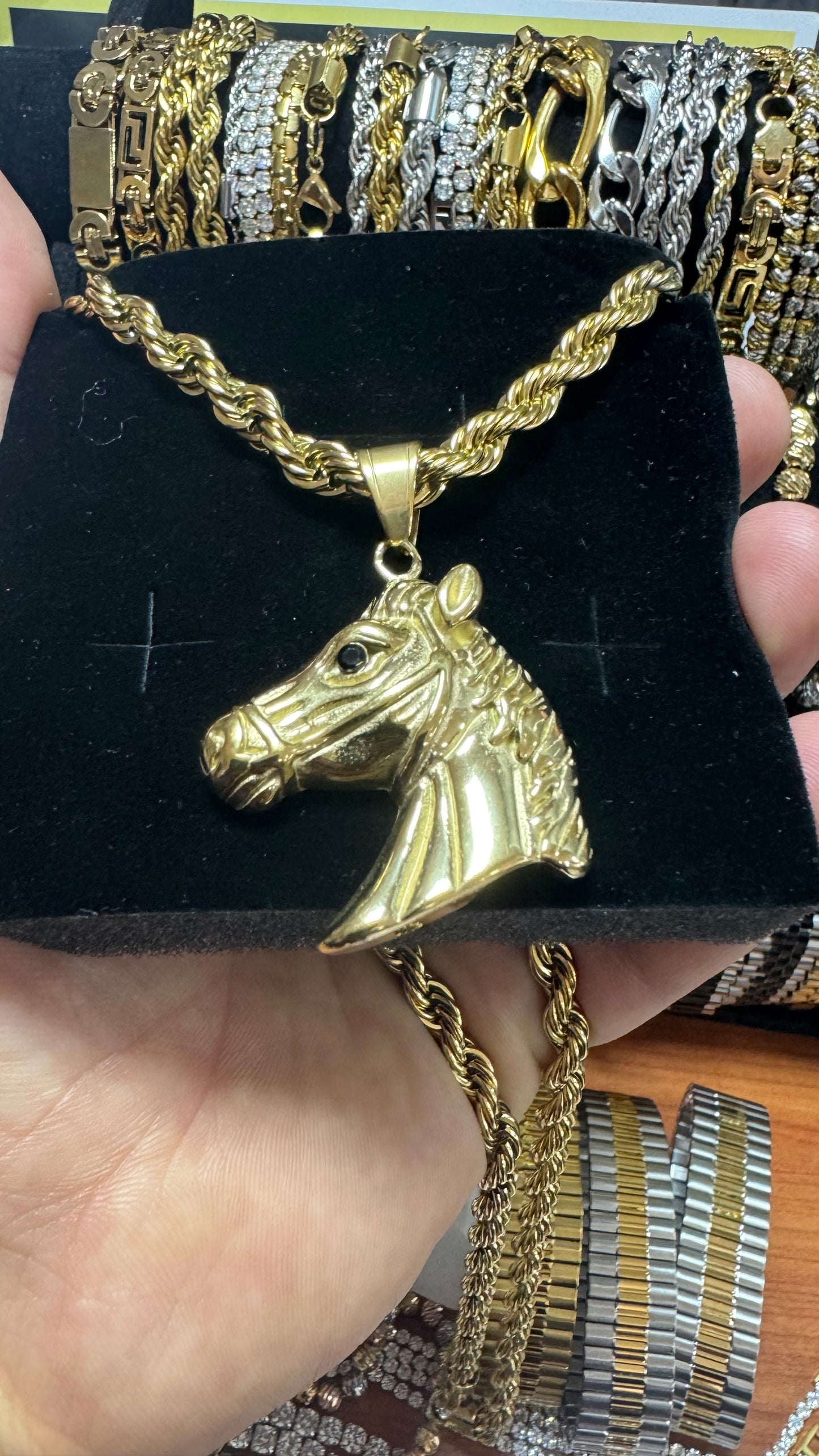 Combo kit oro acciaio cavallo*50