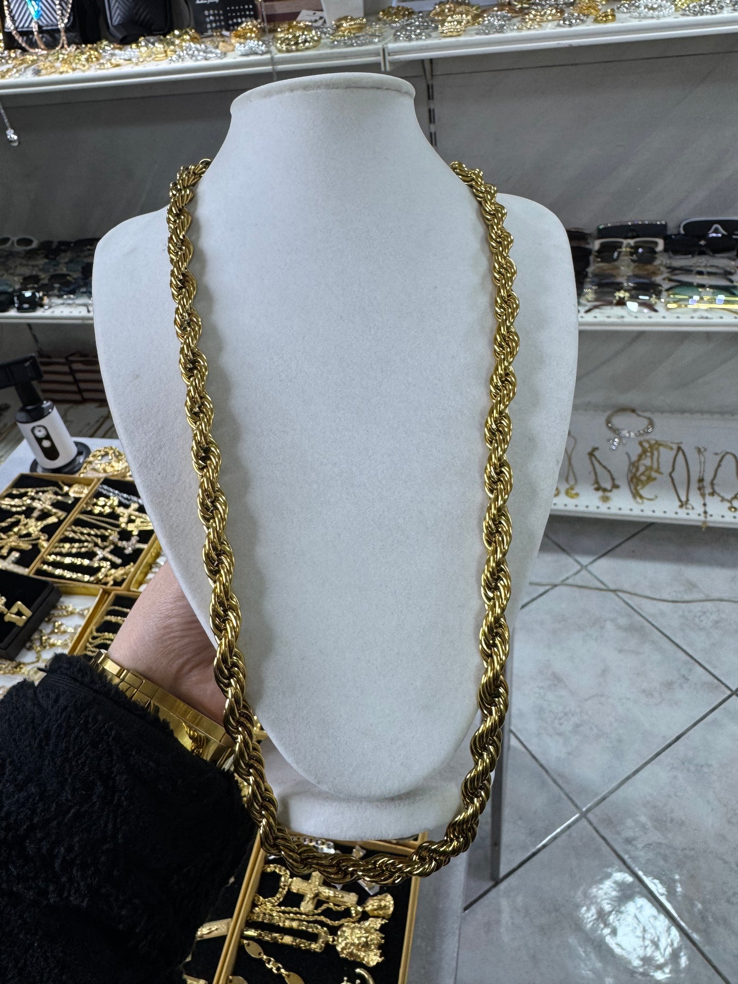 Collana corda 12 mm *090