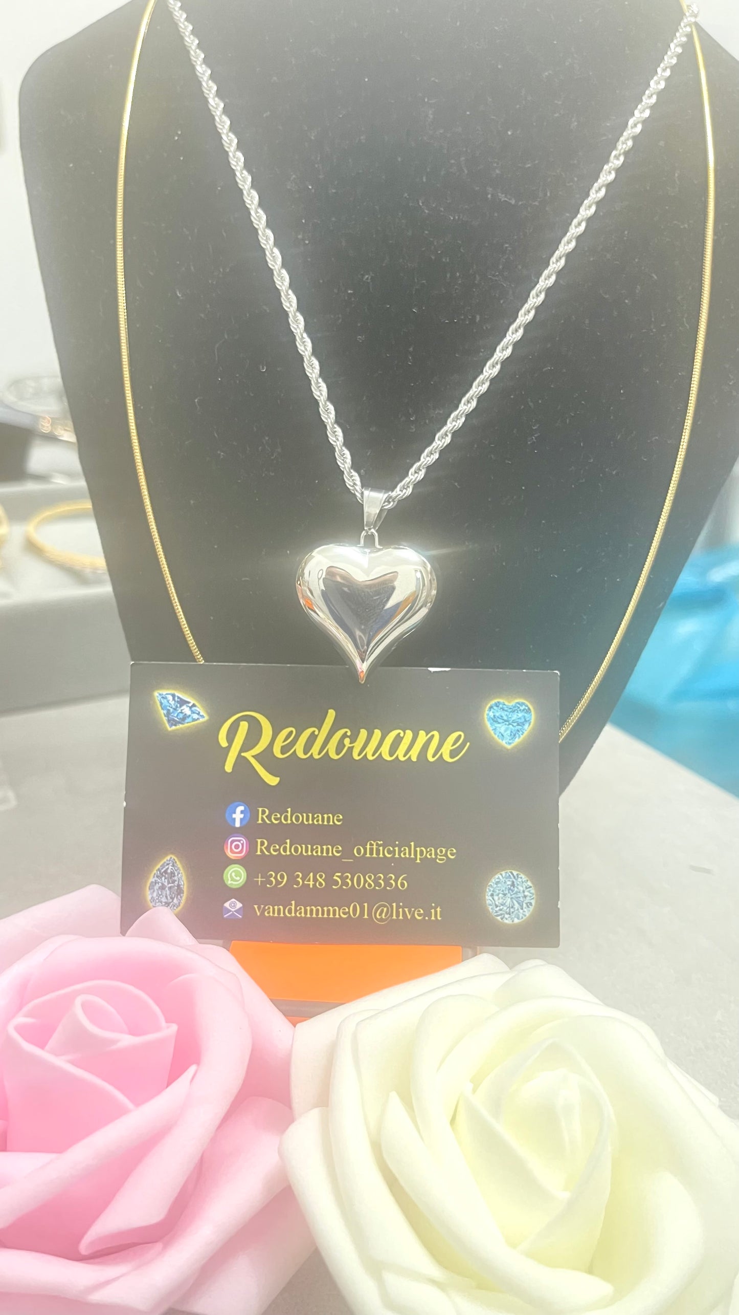 Collana con cuoricino acciaio *05