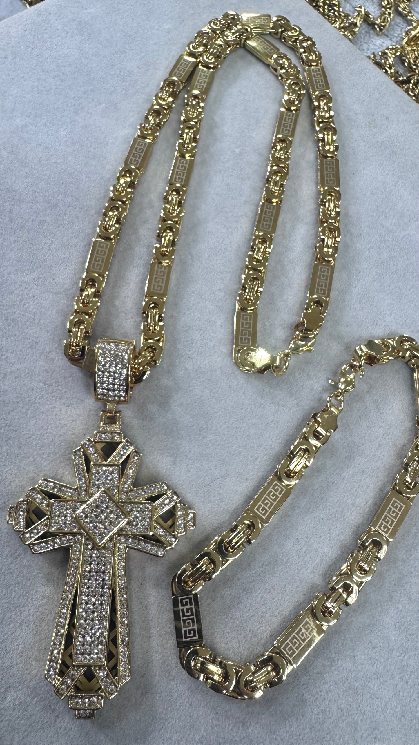 combo kit croce Acciaio oro*191