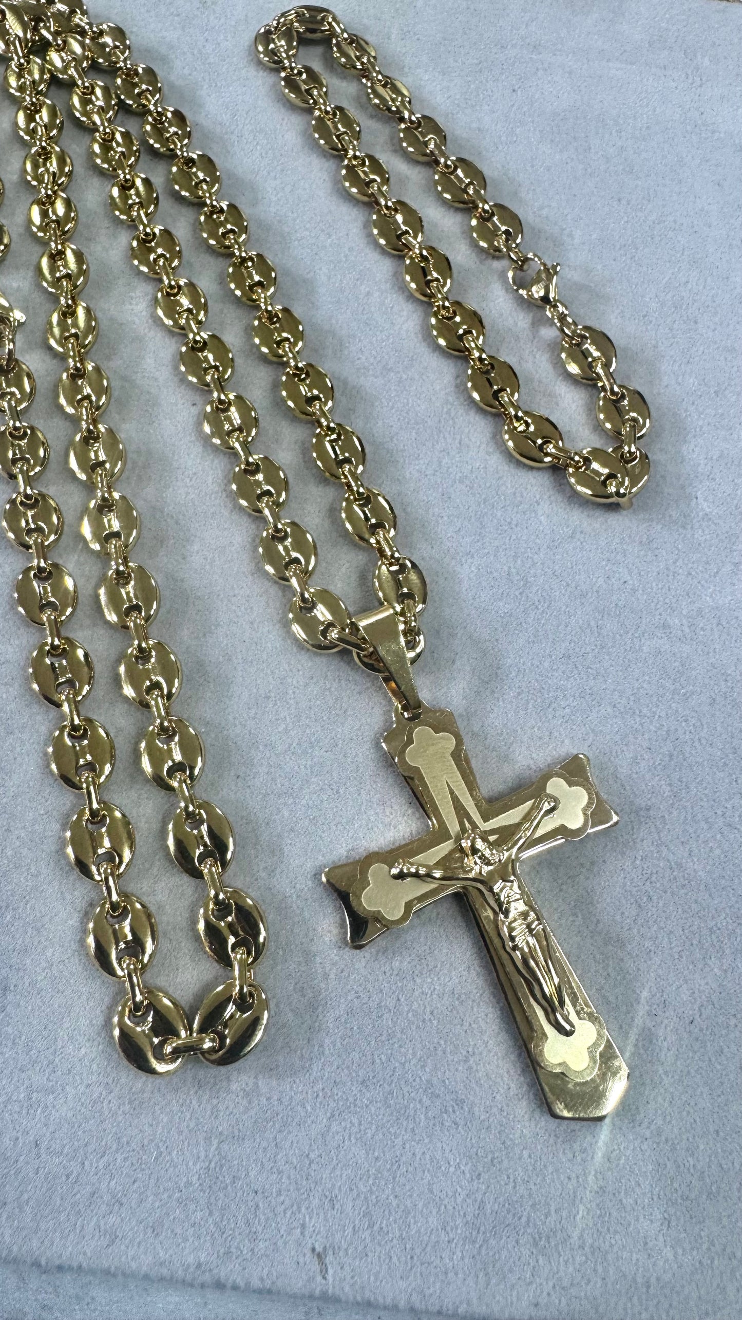 combo kit croce Acciaio oro*185