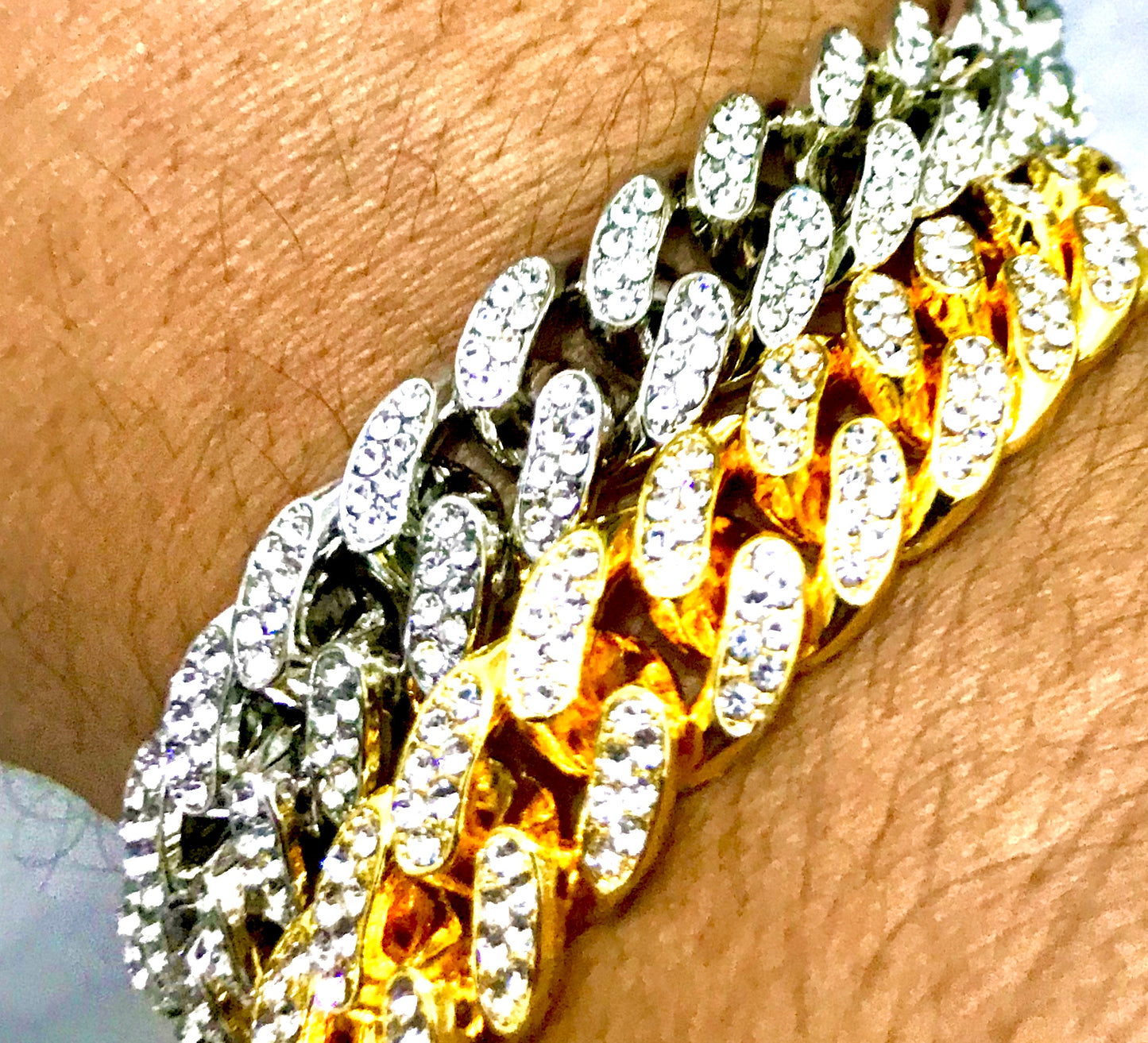 Bracciale cubano Diamond *25