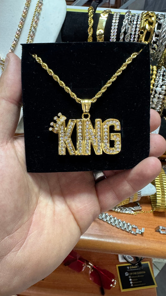 Collana con Knig acciaio *40