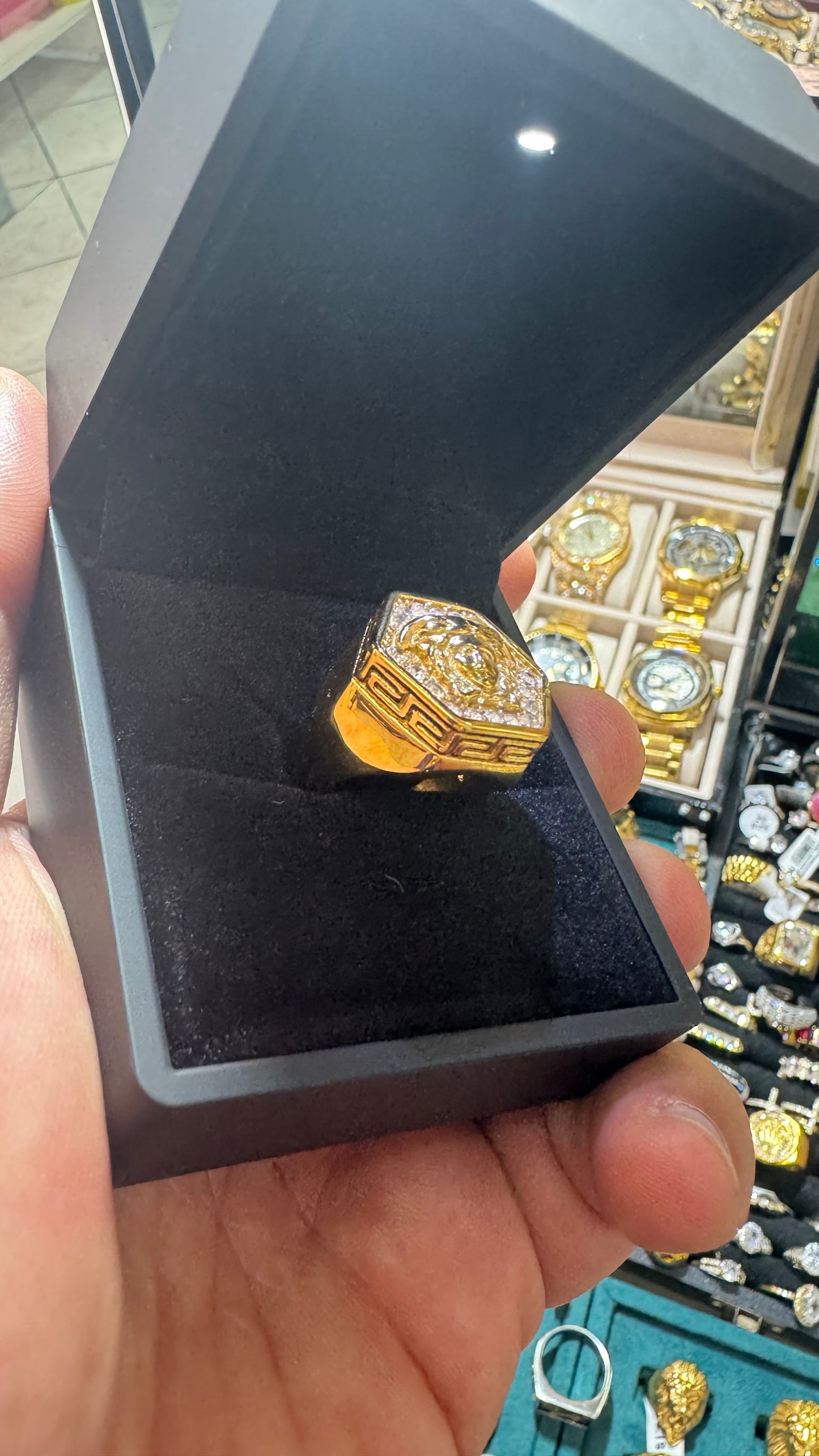 Anello medusa acciaio *14