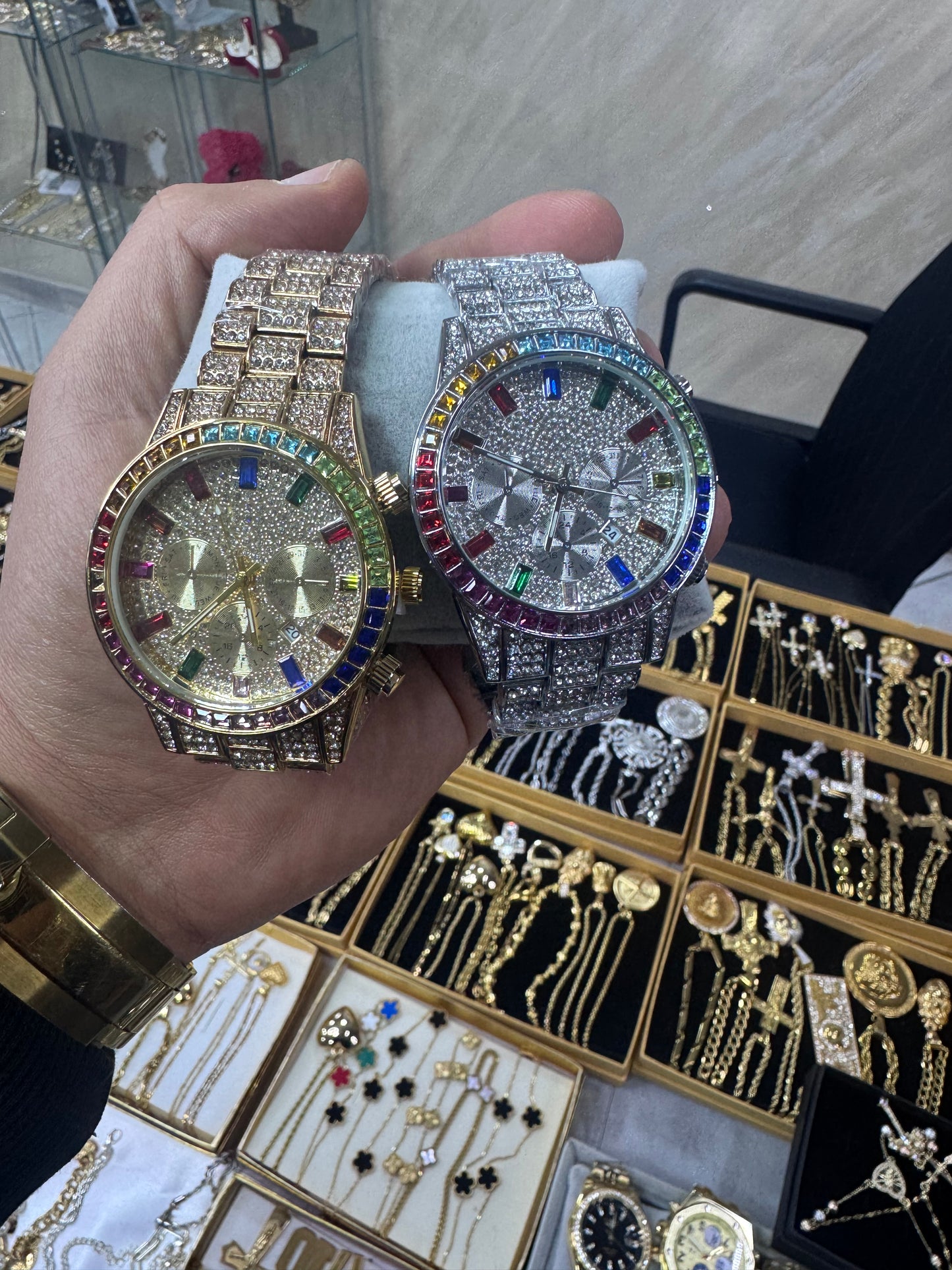 Orologio diamond argento *37