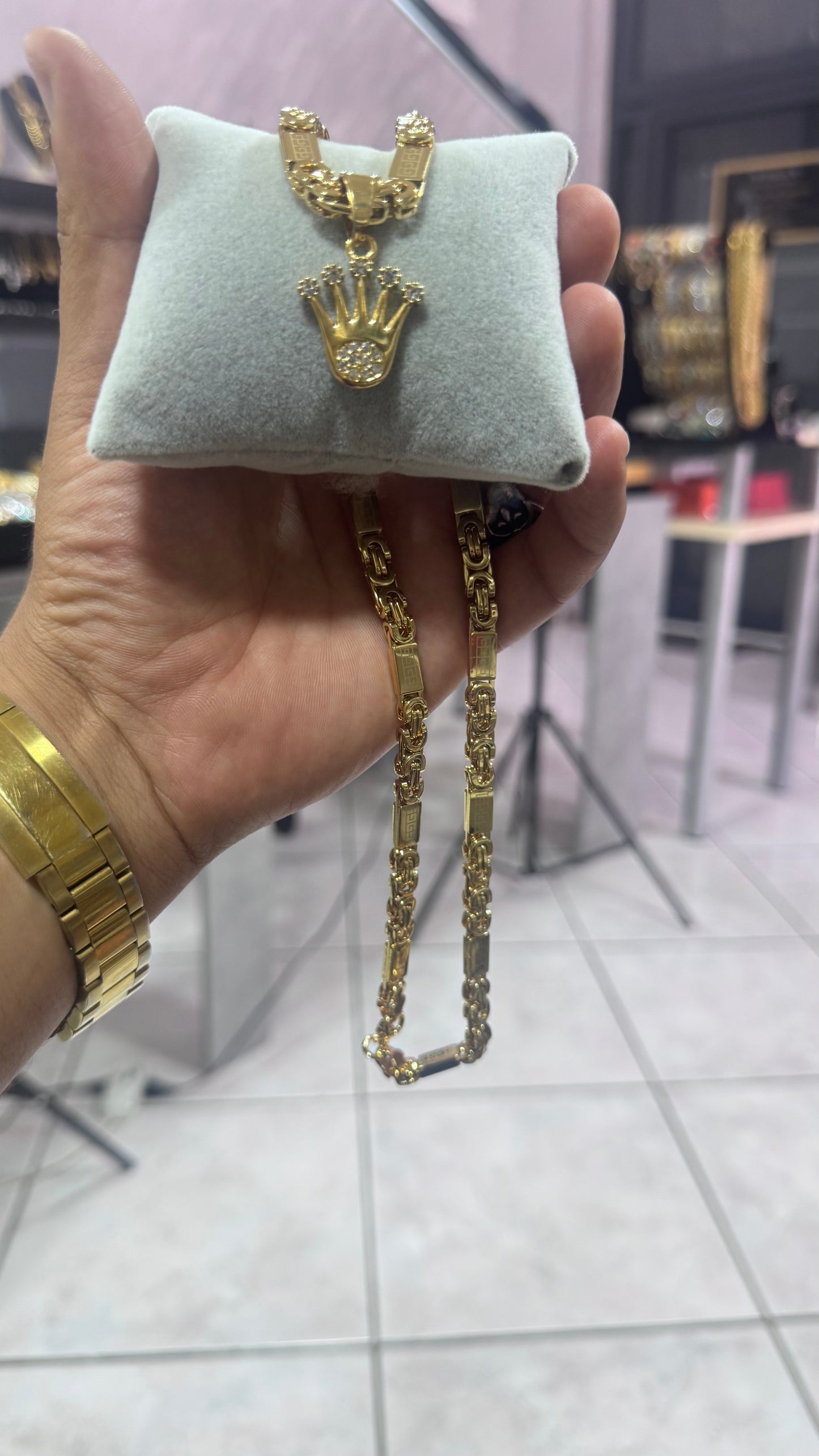 Combo kit acciaio oro  *263