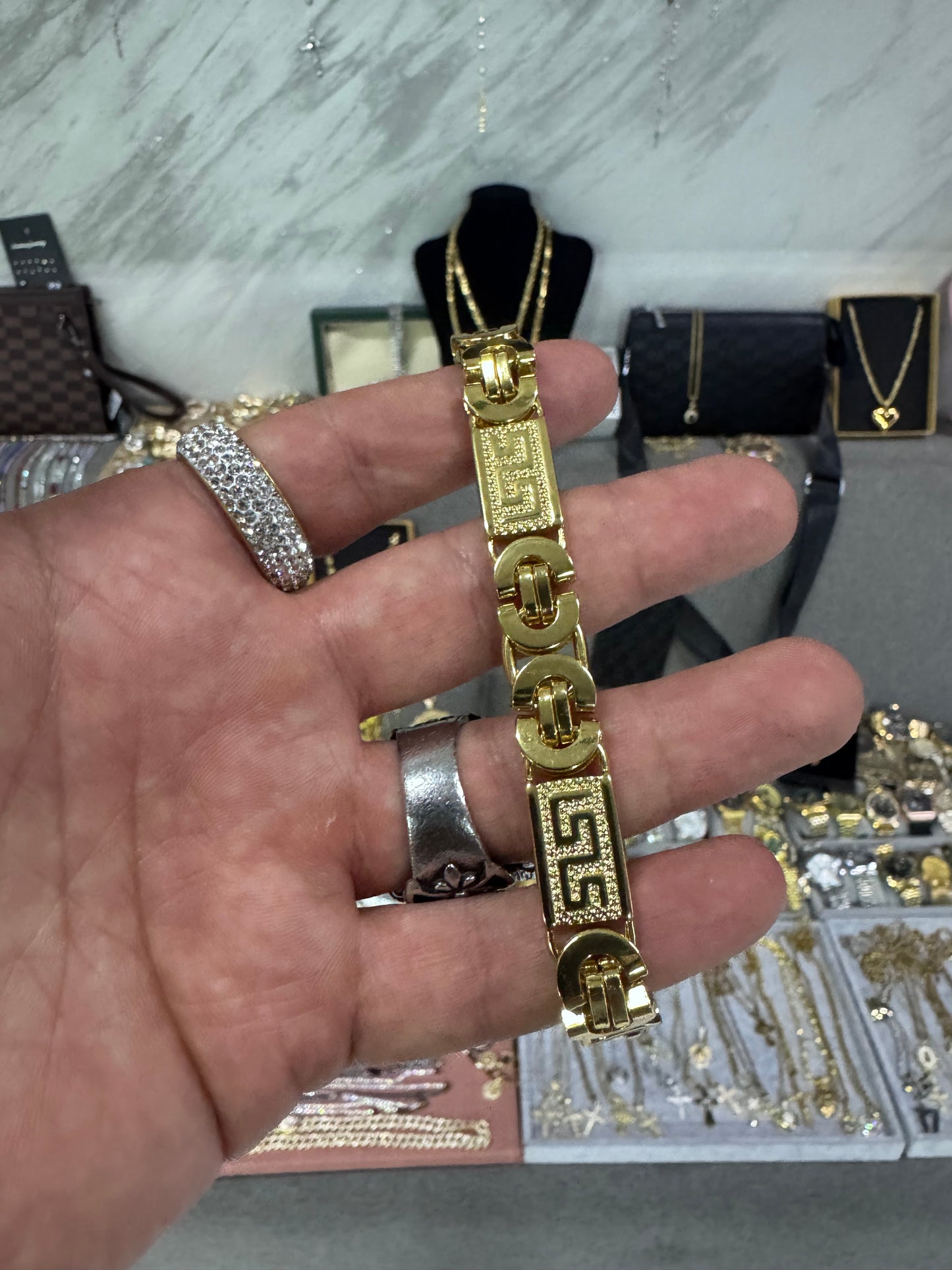 Bracciale greca piastra *115