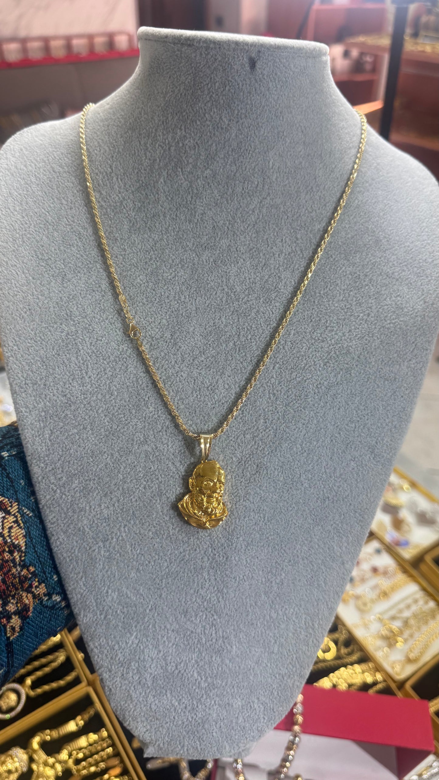 Collana Argento 925 padre pio *604