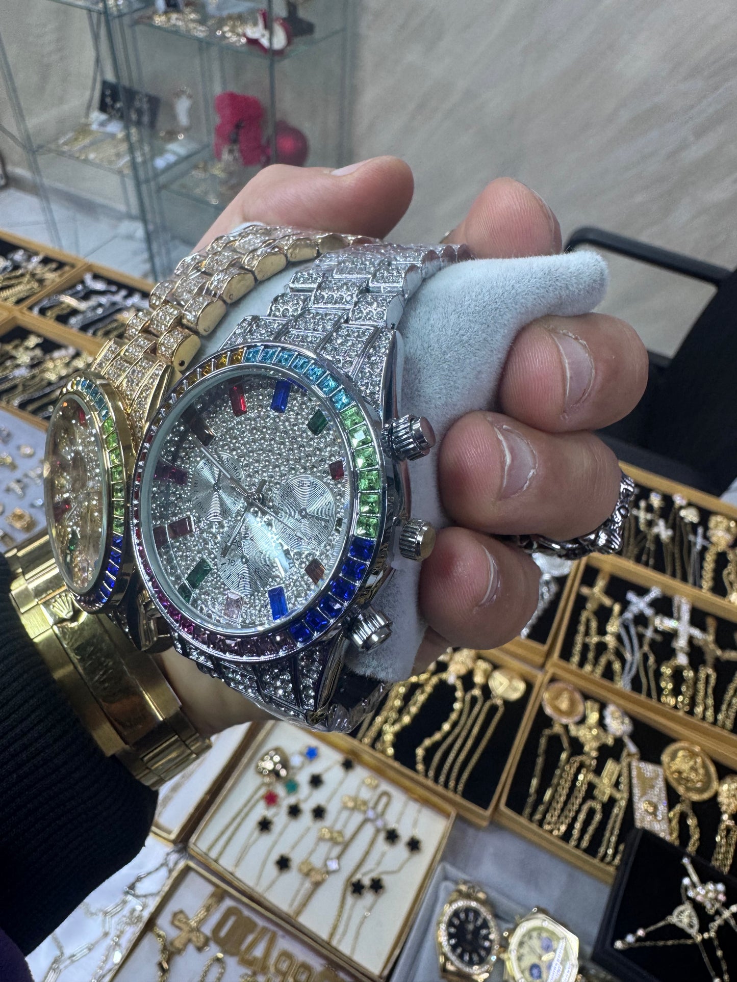 Orologio diamond argento *37