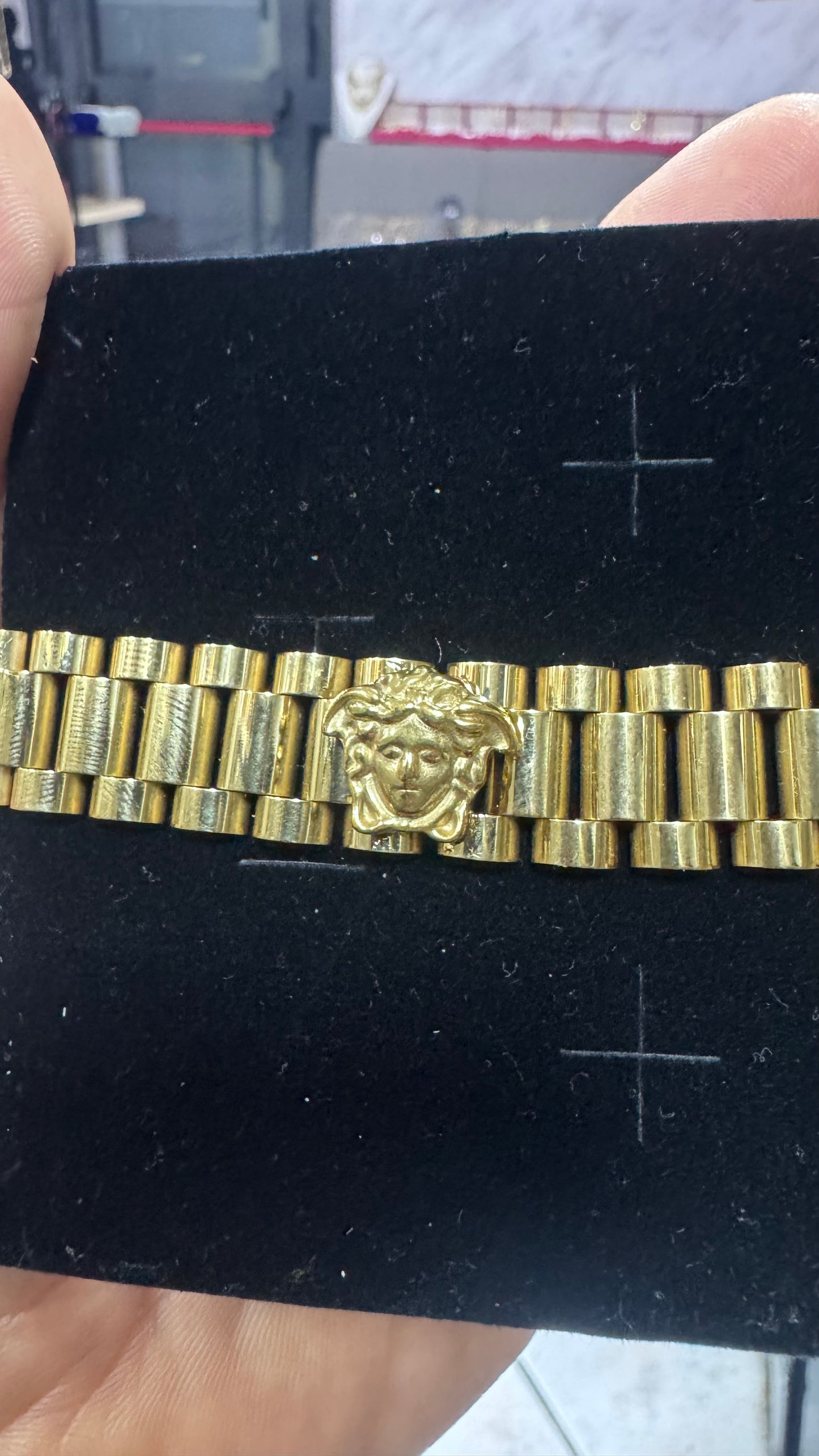 Bracciale president medusa acciaio *43