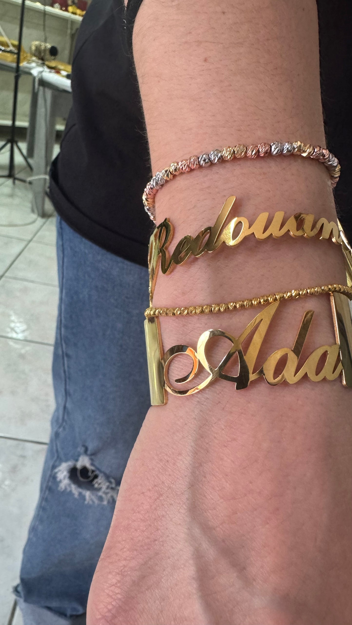 Bracciale personalizzato Acciaio *90