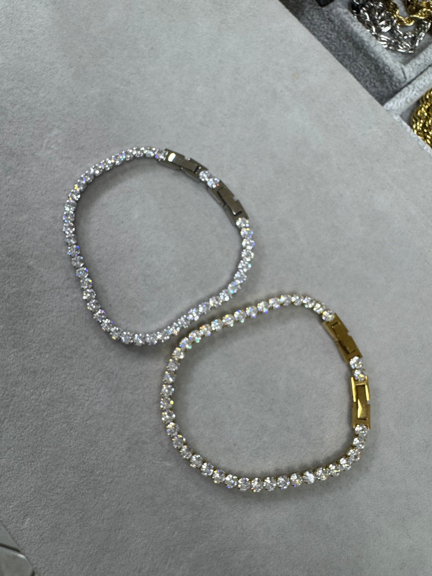 Bracciale tennis acciaio inox *70