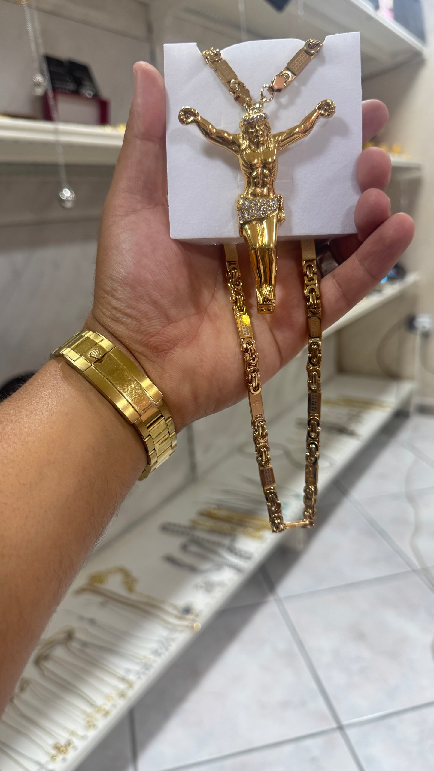 Combo kit Gesu acciaio oro *149